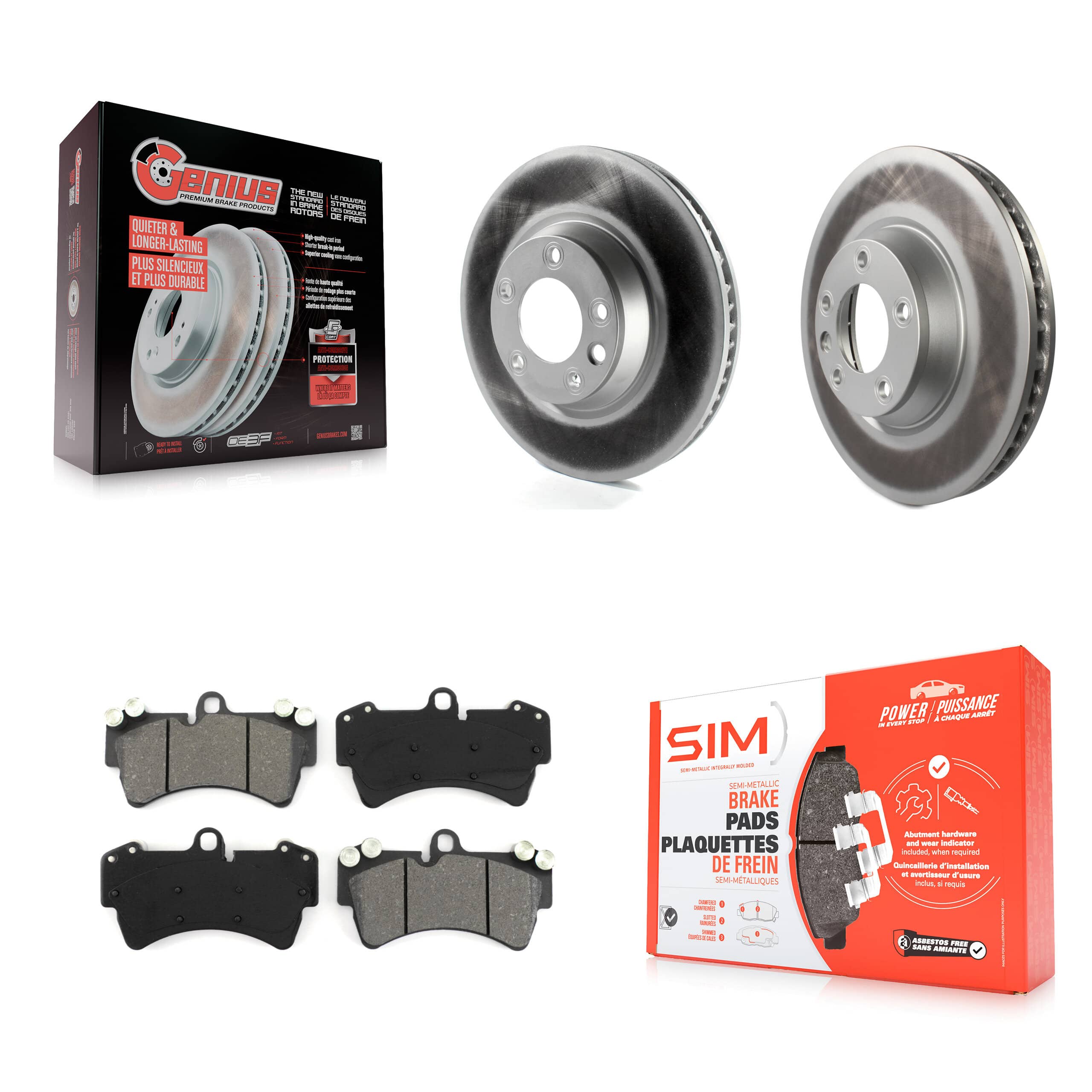Transit Auto - KGS-102122 - Front Disc Brake Kits