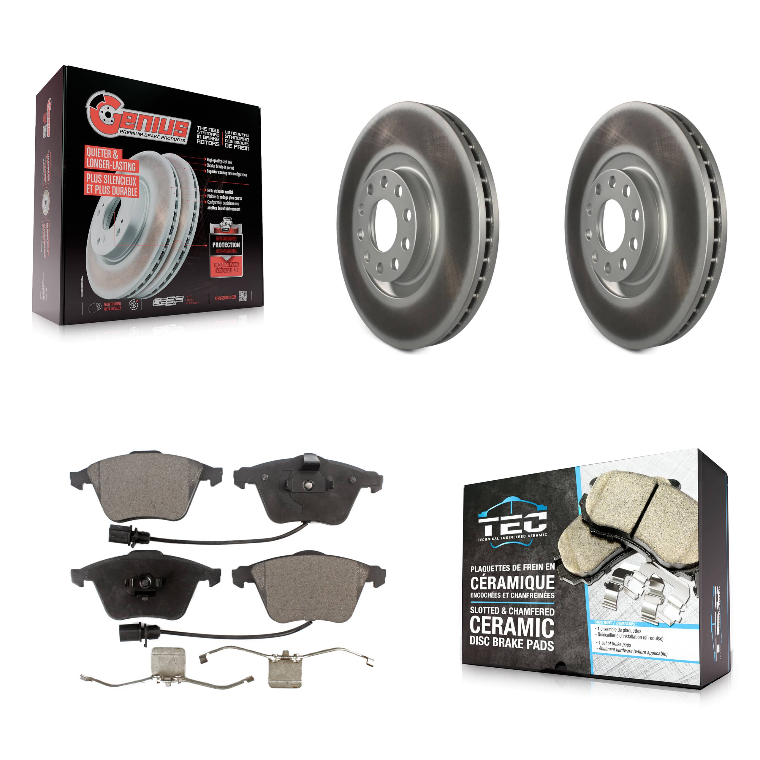 Transit Auto - KGT-100255 - Front Disc Brake Kits