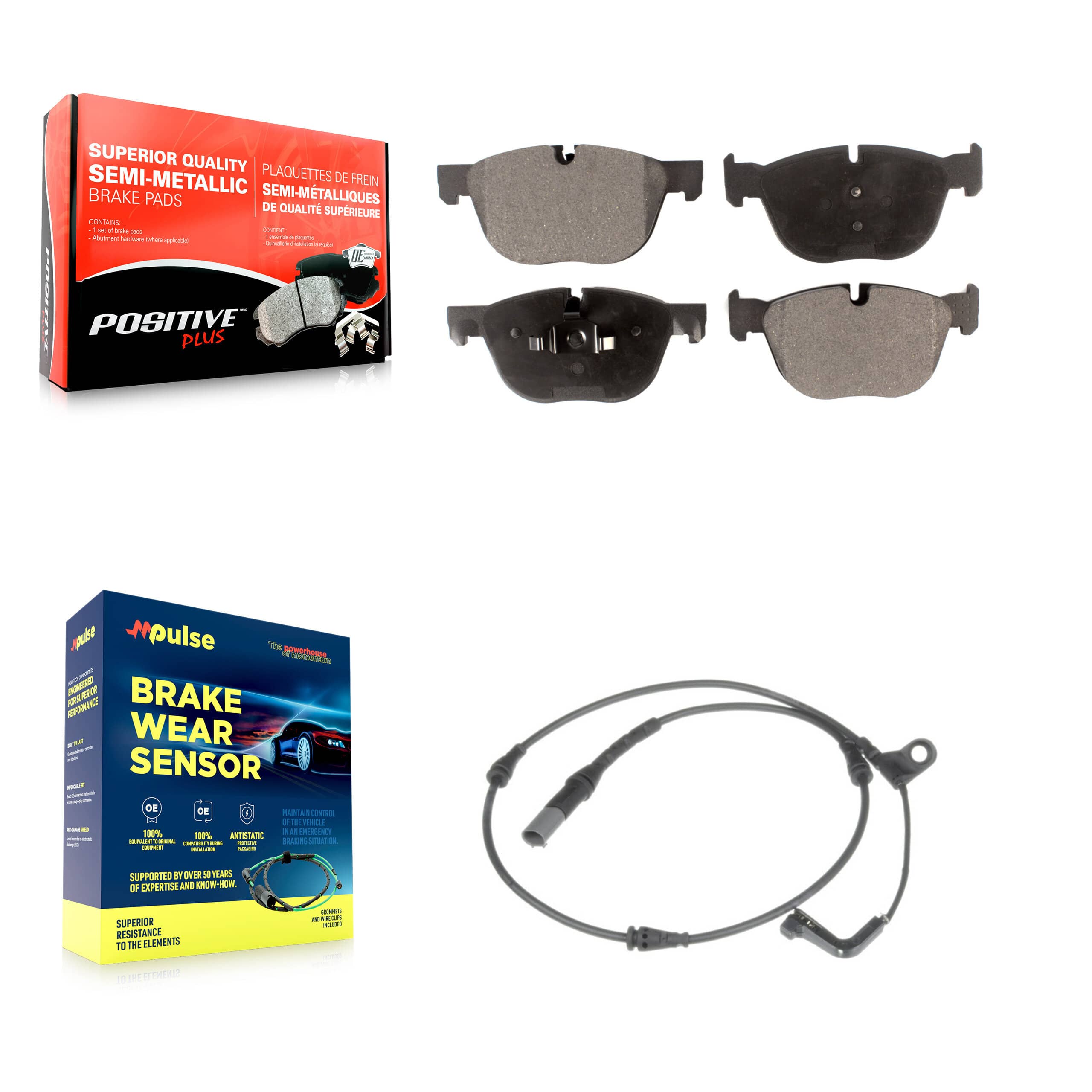Positive Plus - KPW-100571 - Front Disc Brake Pad Kits