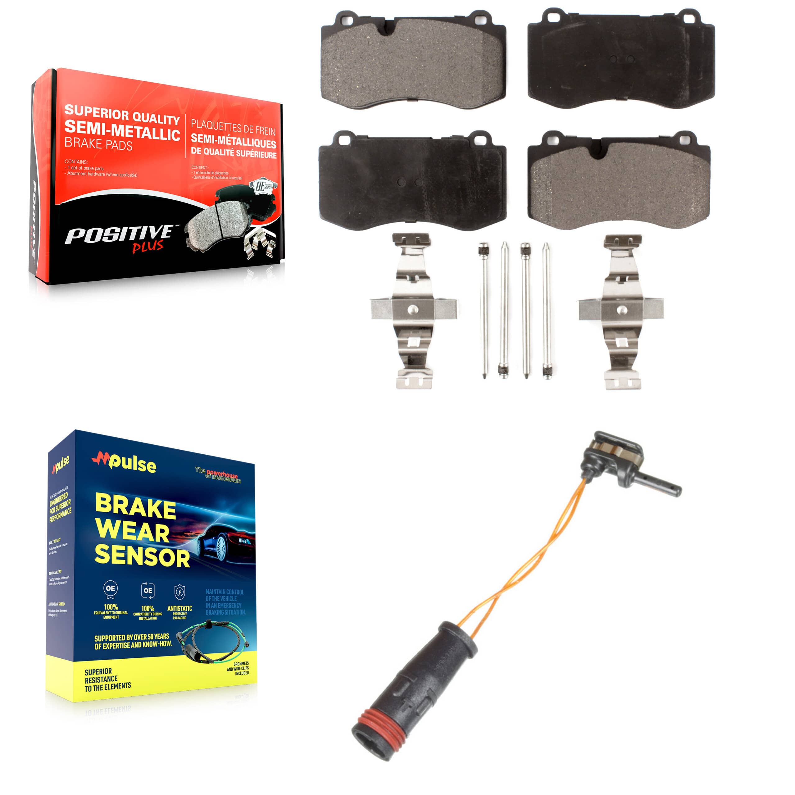 Positive Plus - KPW-100638 - Front Disc Brake Pad Kits