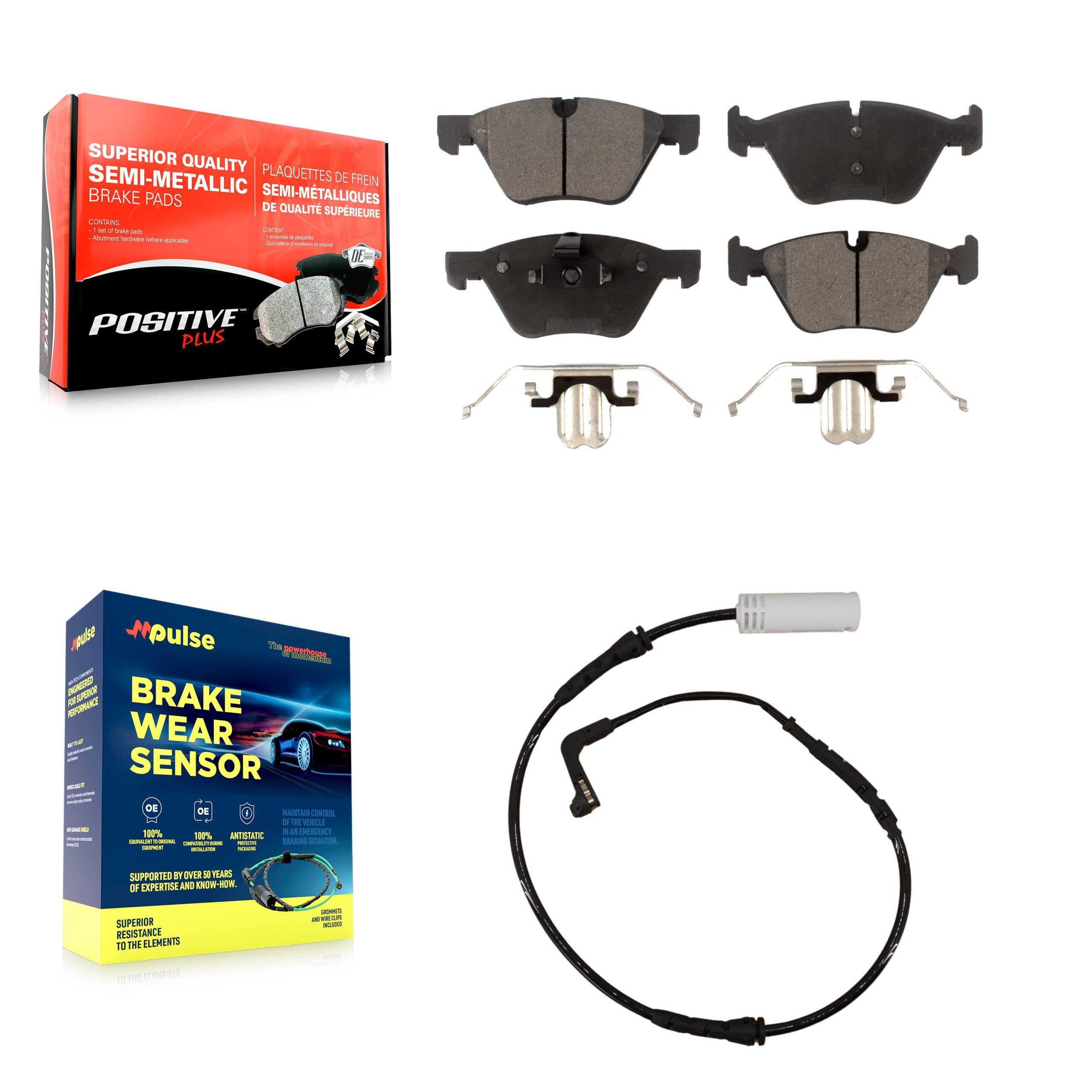 Positive Plus - KPW-100688 - Front Disc Brake Pad Kits
