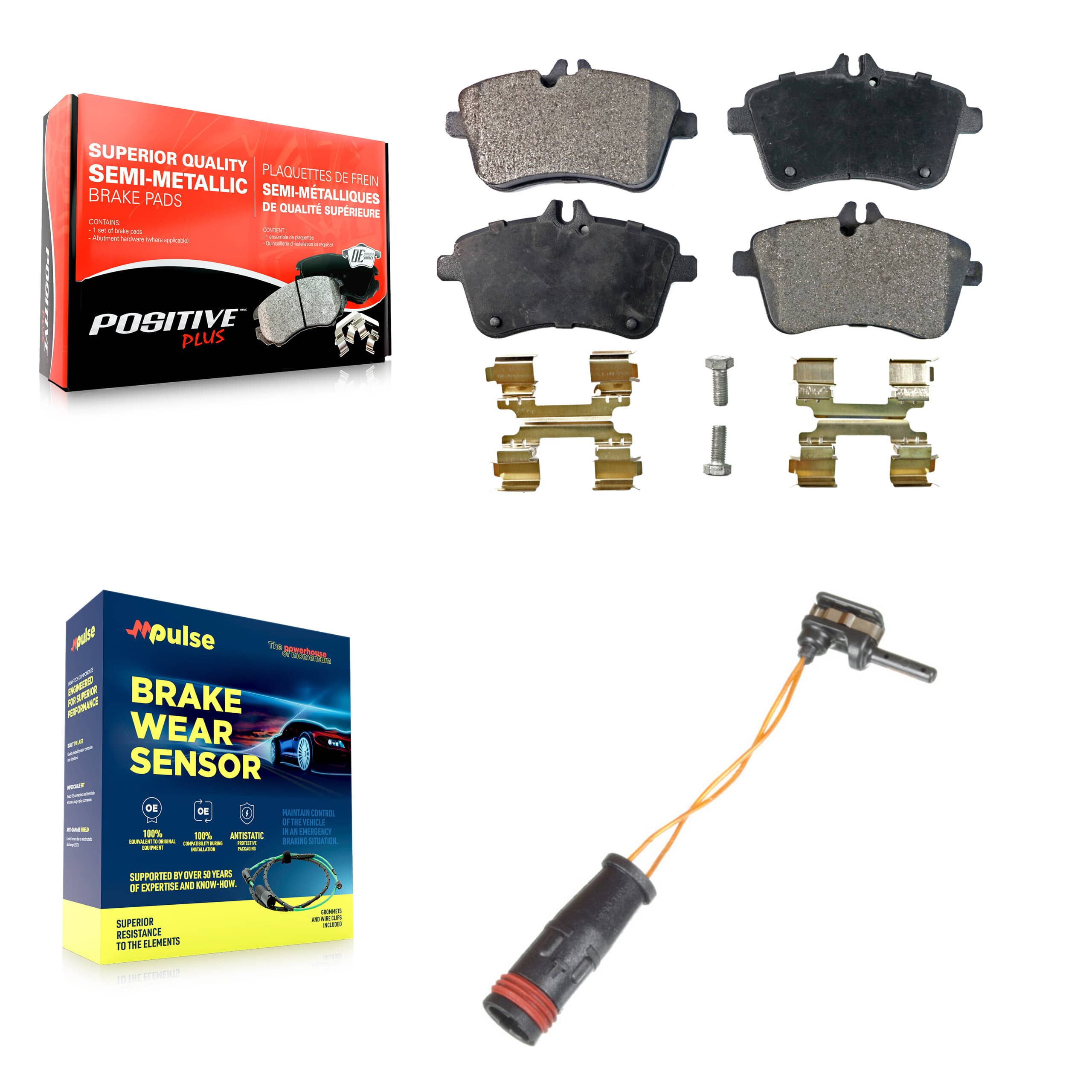 Positive Plus - KPW-100697 - Front Disc Brake Pad Kits