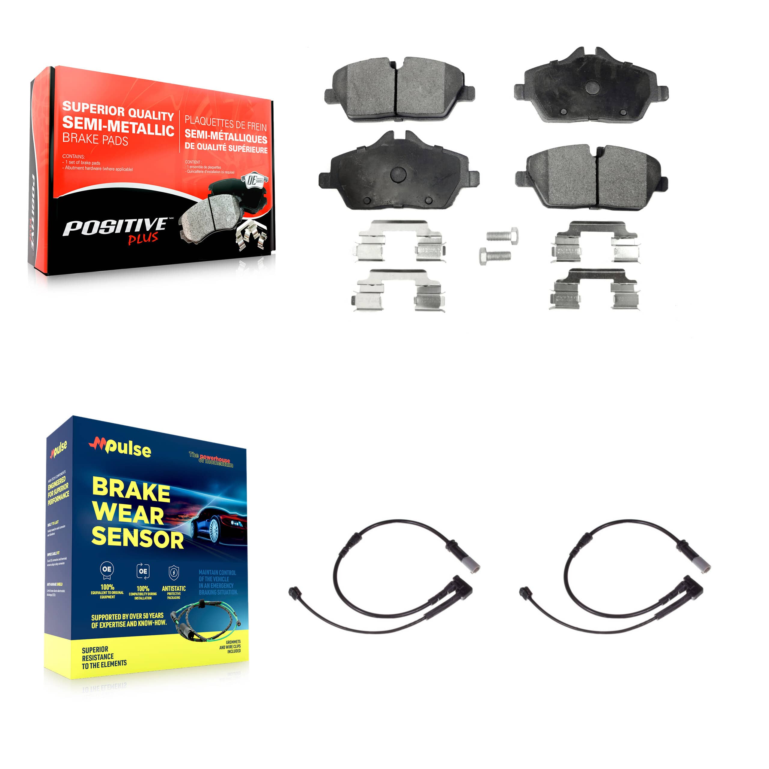 Positive Plus - KPW-100775 - Front Disc Brake Pad Kits