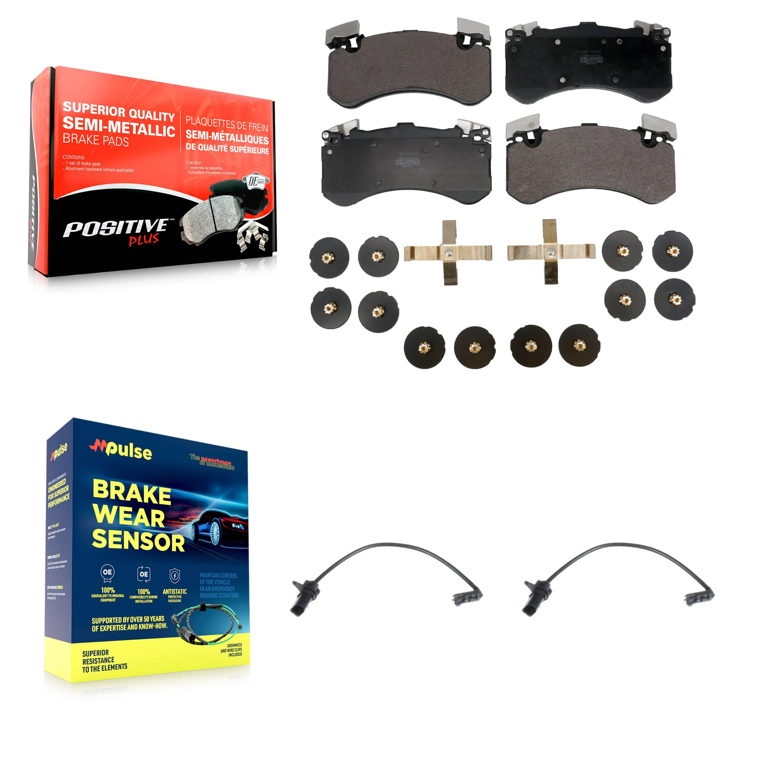 Positive Plus - KPW-100813 - Front Disc Brake Pad Kits