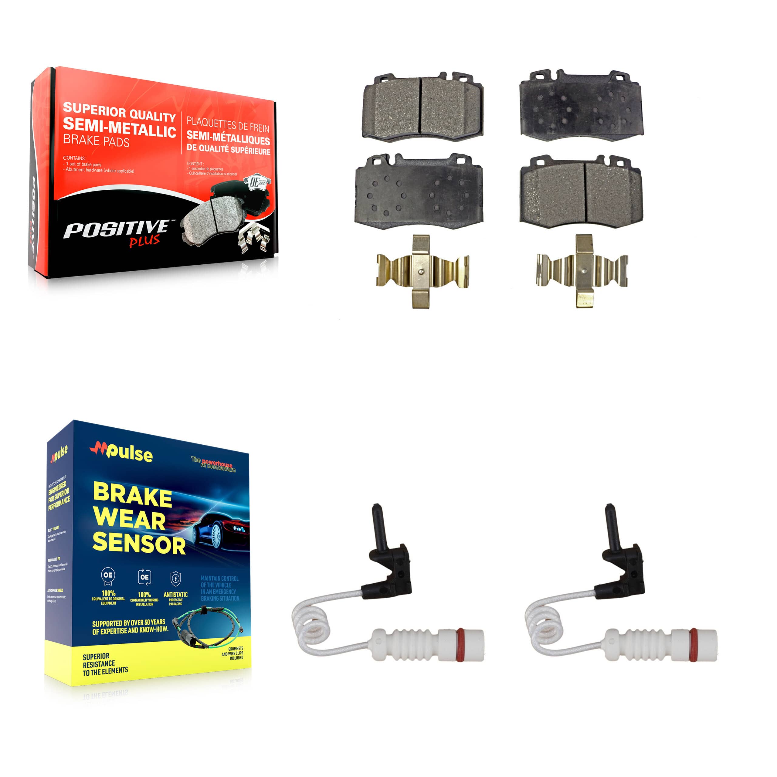 Positive Plus - KPW-100918 - Front Disc Brake Pad Kits