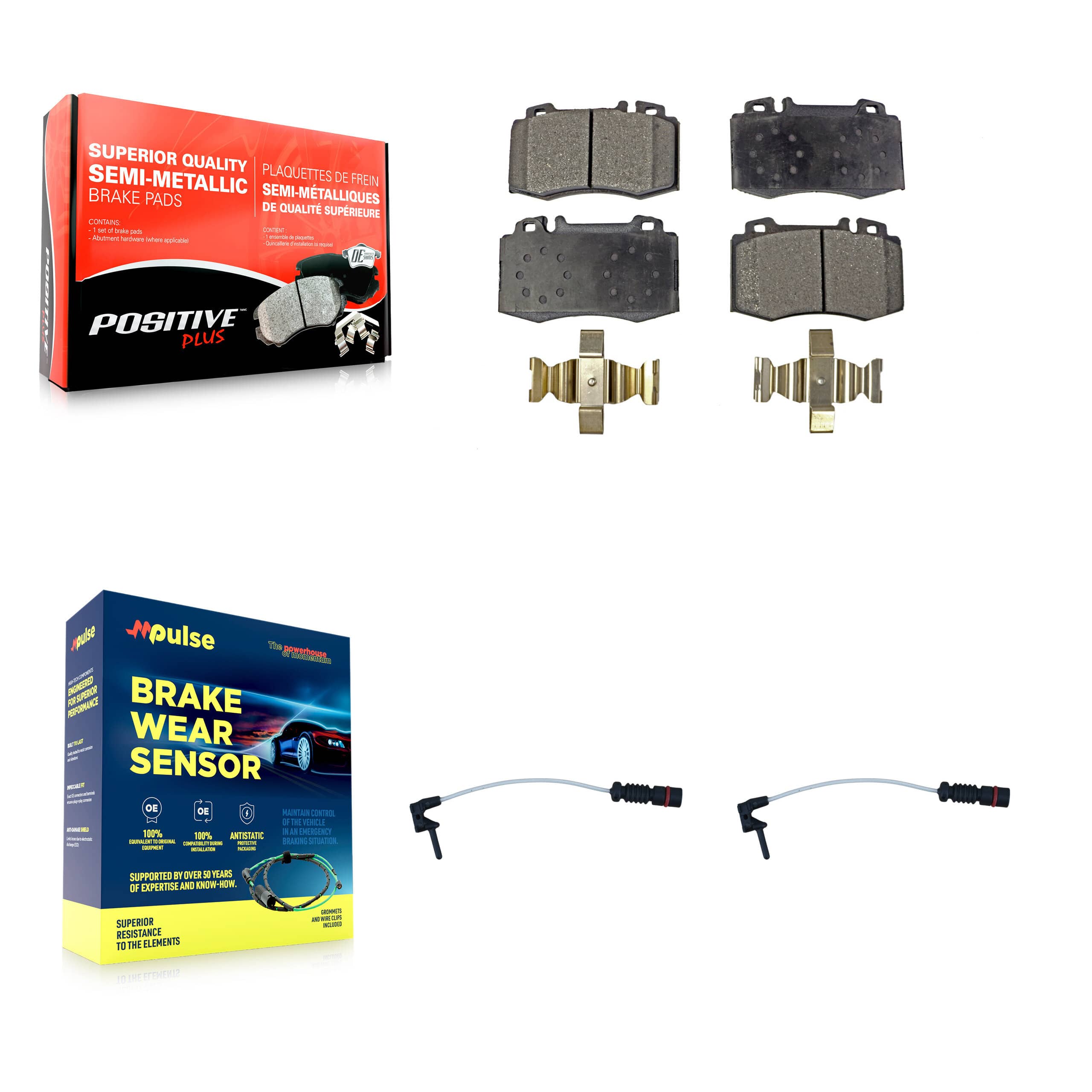 Positive Plus - KPW-100948 - Front Disc Brake Pad Kits