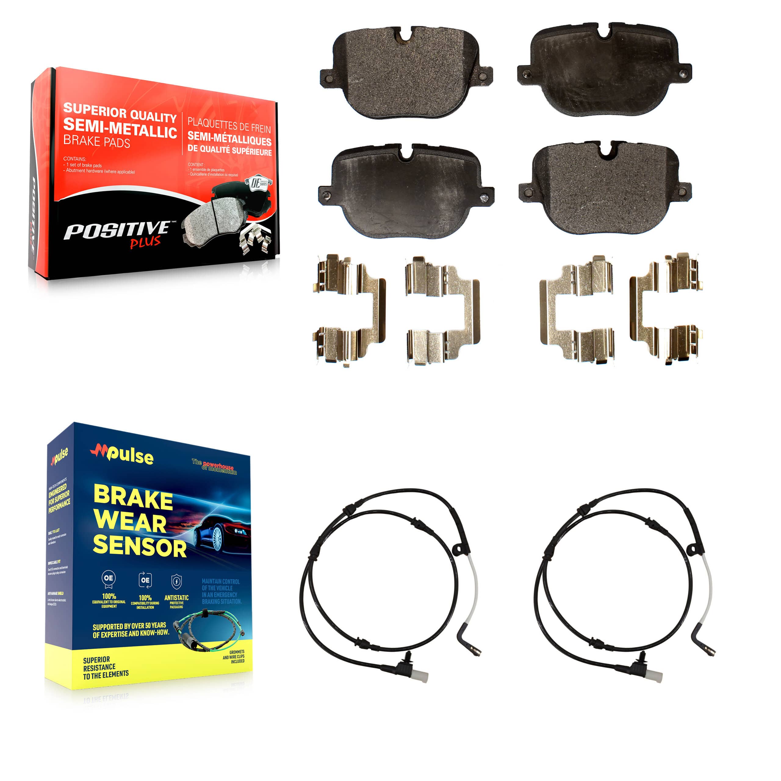 Positive Plus - KPW-101231 - Rear Disc Brake Pad Kits