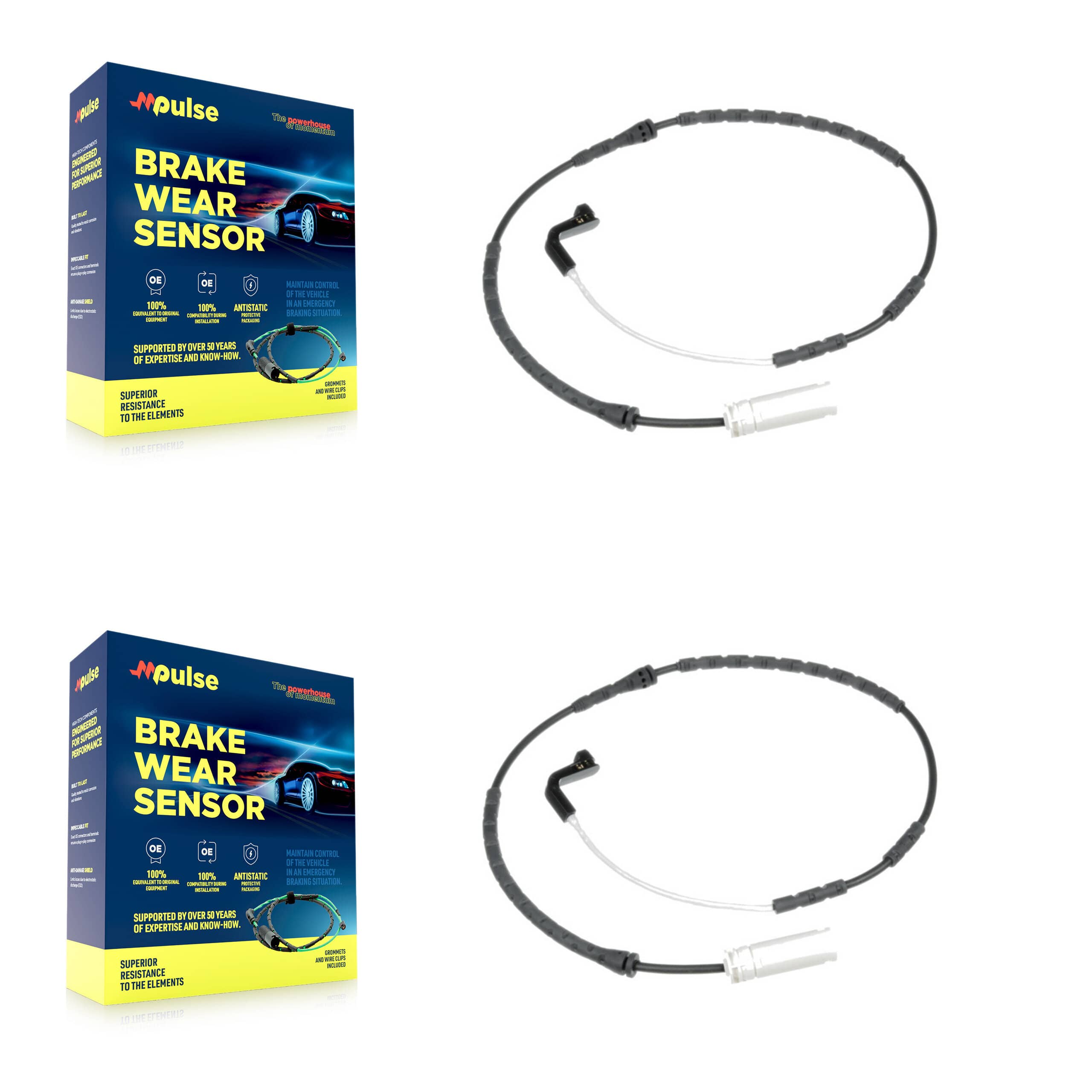 Mpulse - KSE-100024 - Front Disc Brake Pad Wear Sensor Kits