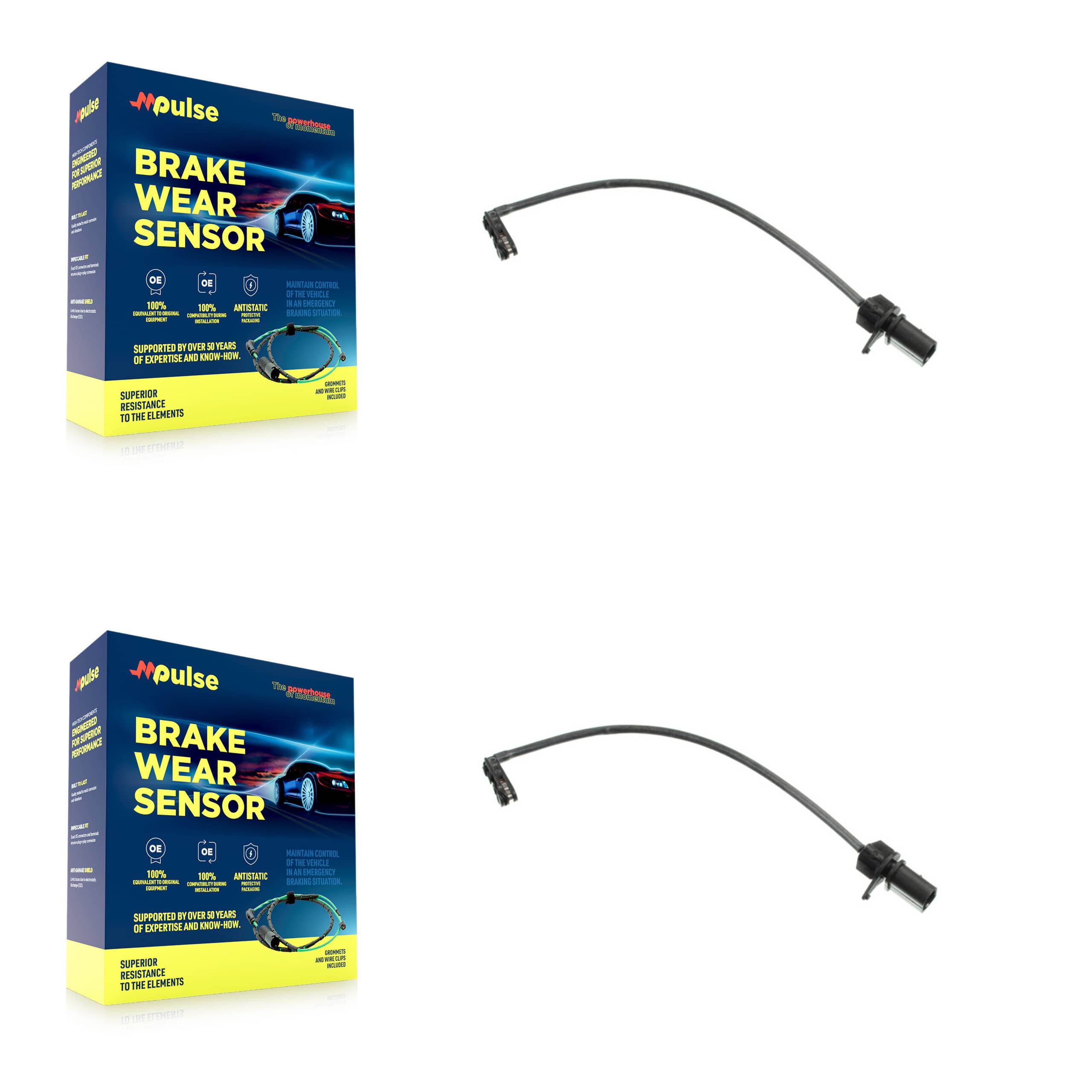 Mpulse - KSE-100089 - Front Disc Brake Pad Wear Sensor Kits