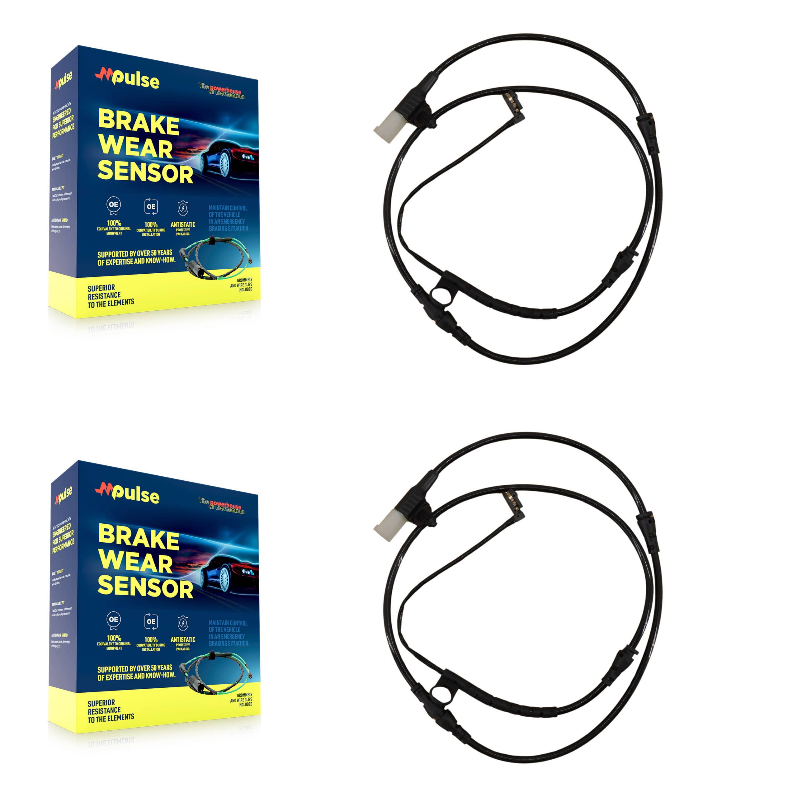 Mpulse - KSE-100386 - Front Disc Brake Pad Wear Sensor Kits