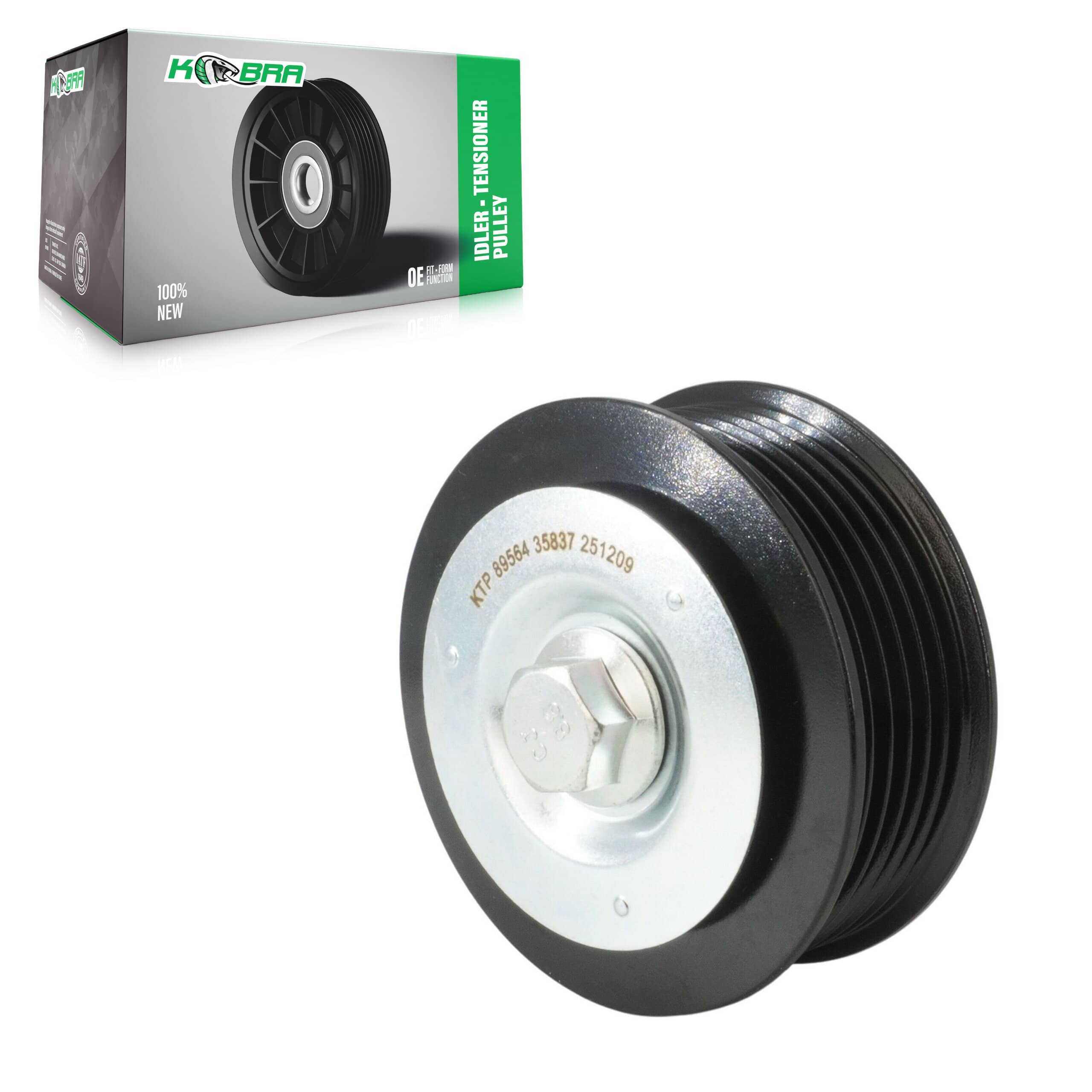 Kobra - KTP-89564 - Grooved Pulley Accessory Drive Belt Idler Pulley