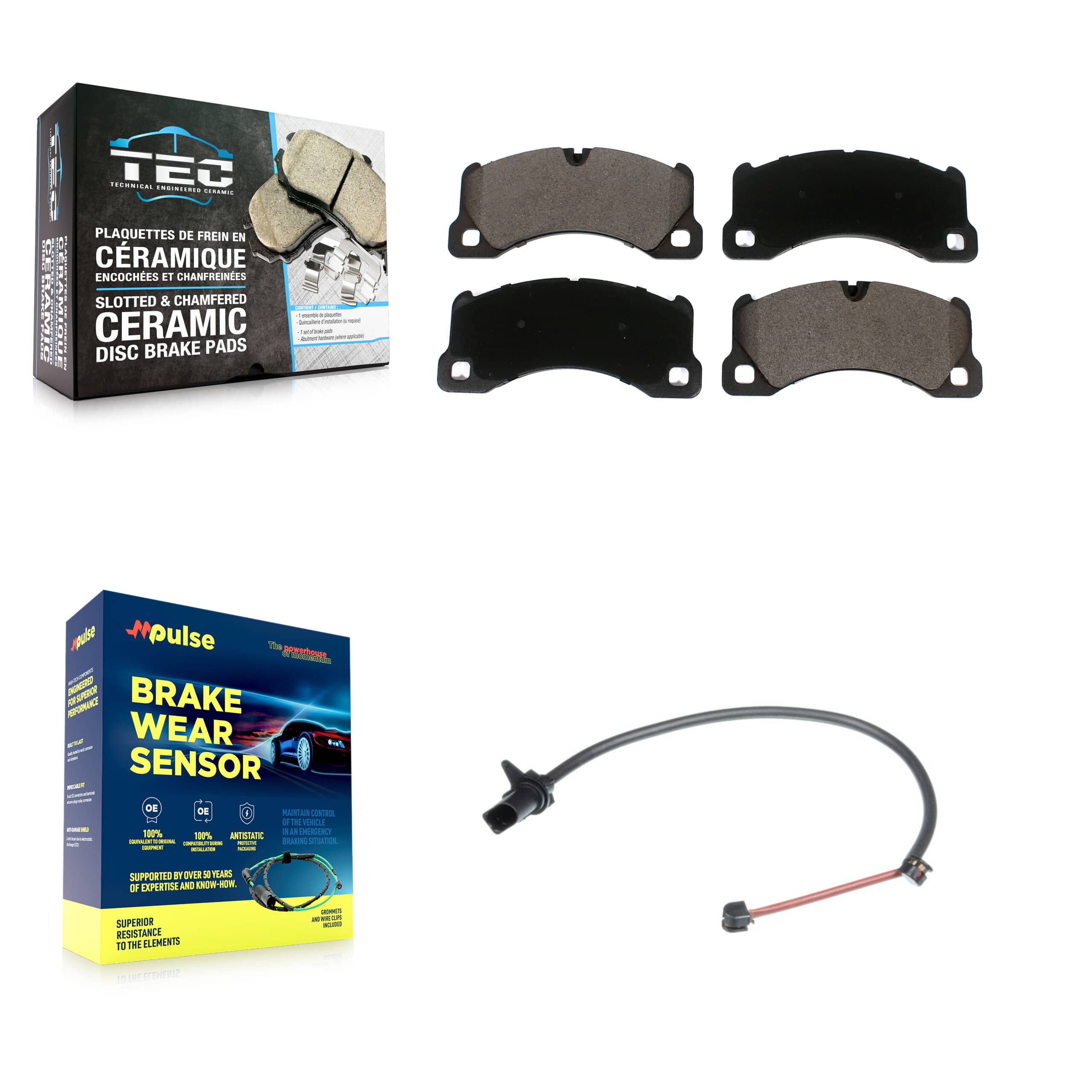 TEC - KTW-100041 - Front Disc Brake Pad Kits