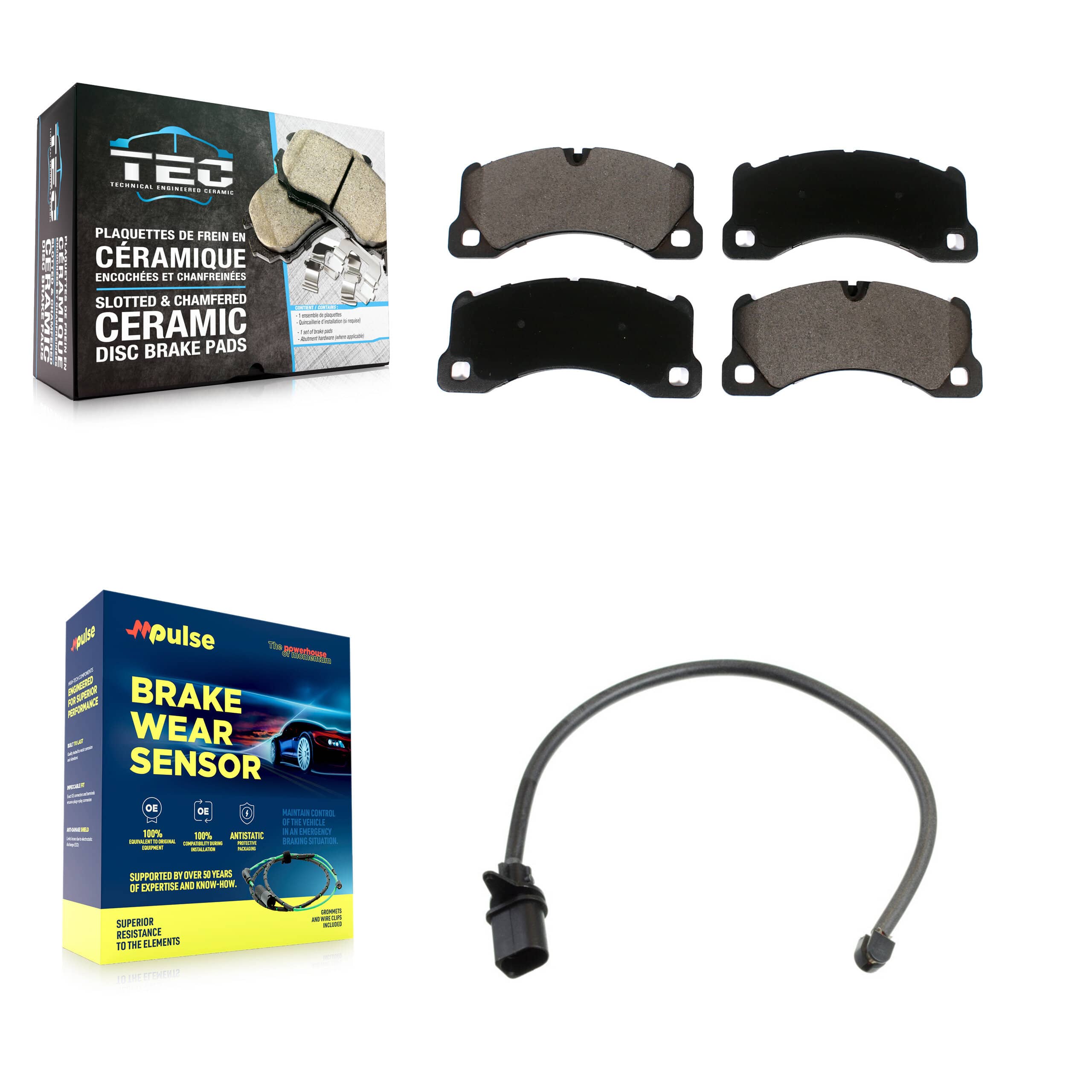 TEC - KTW-100045 - Front Disc Brake Pad Kits