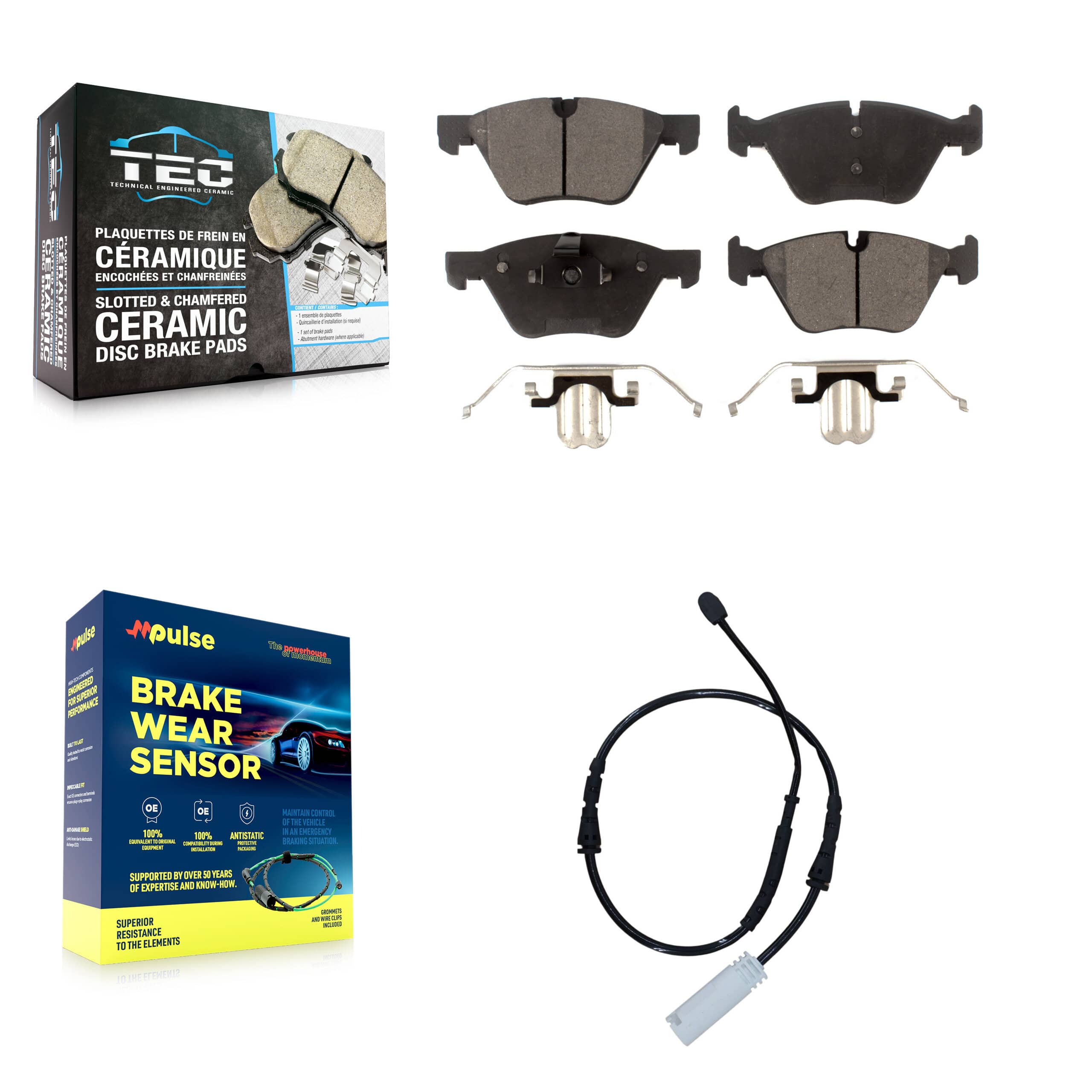 TEC - KTW-100193 - Front Disc Brake Pad Kits