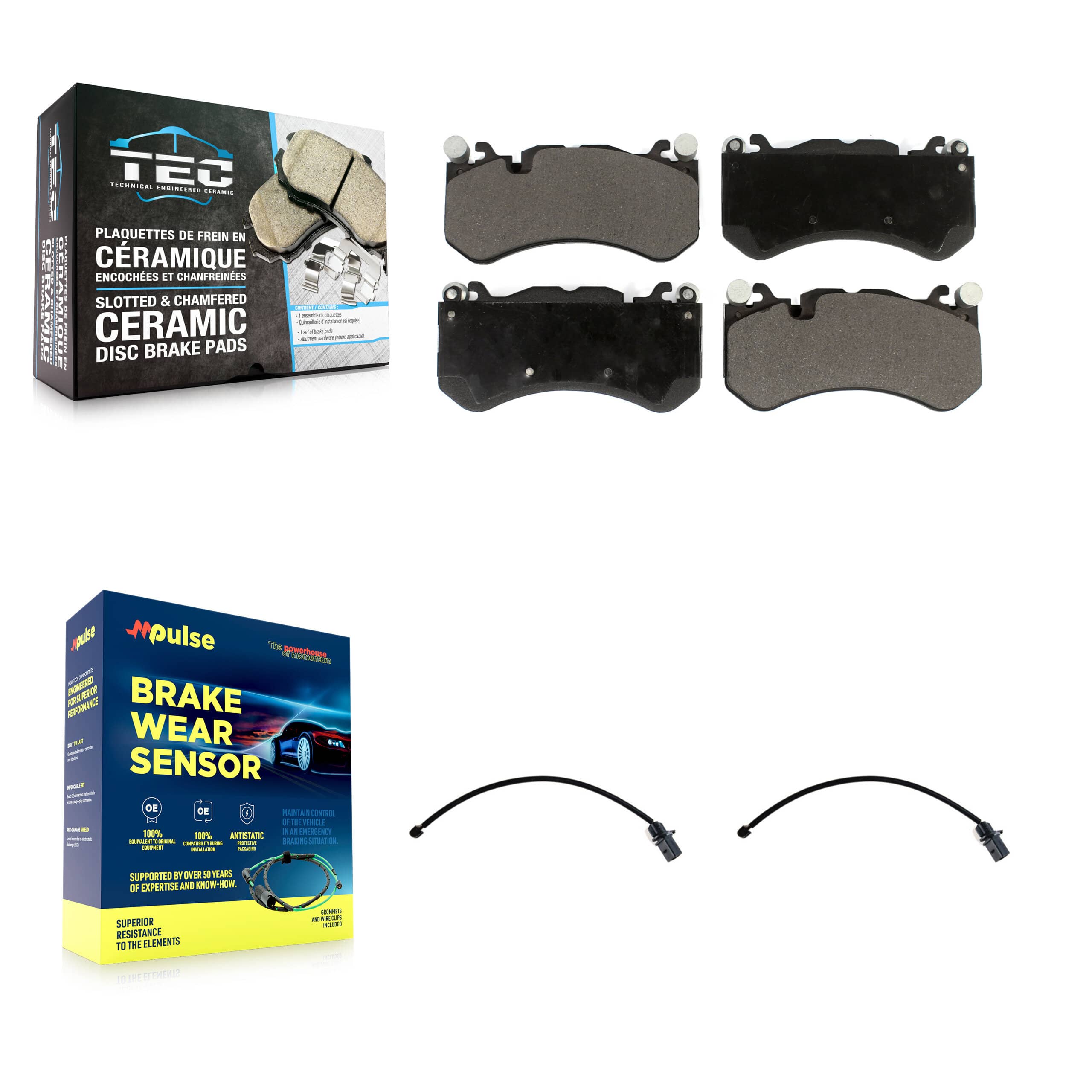 TEC - KTW-100923 - Front Disc Brake Pad Kits