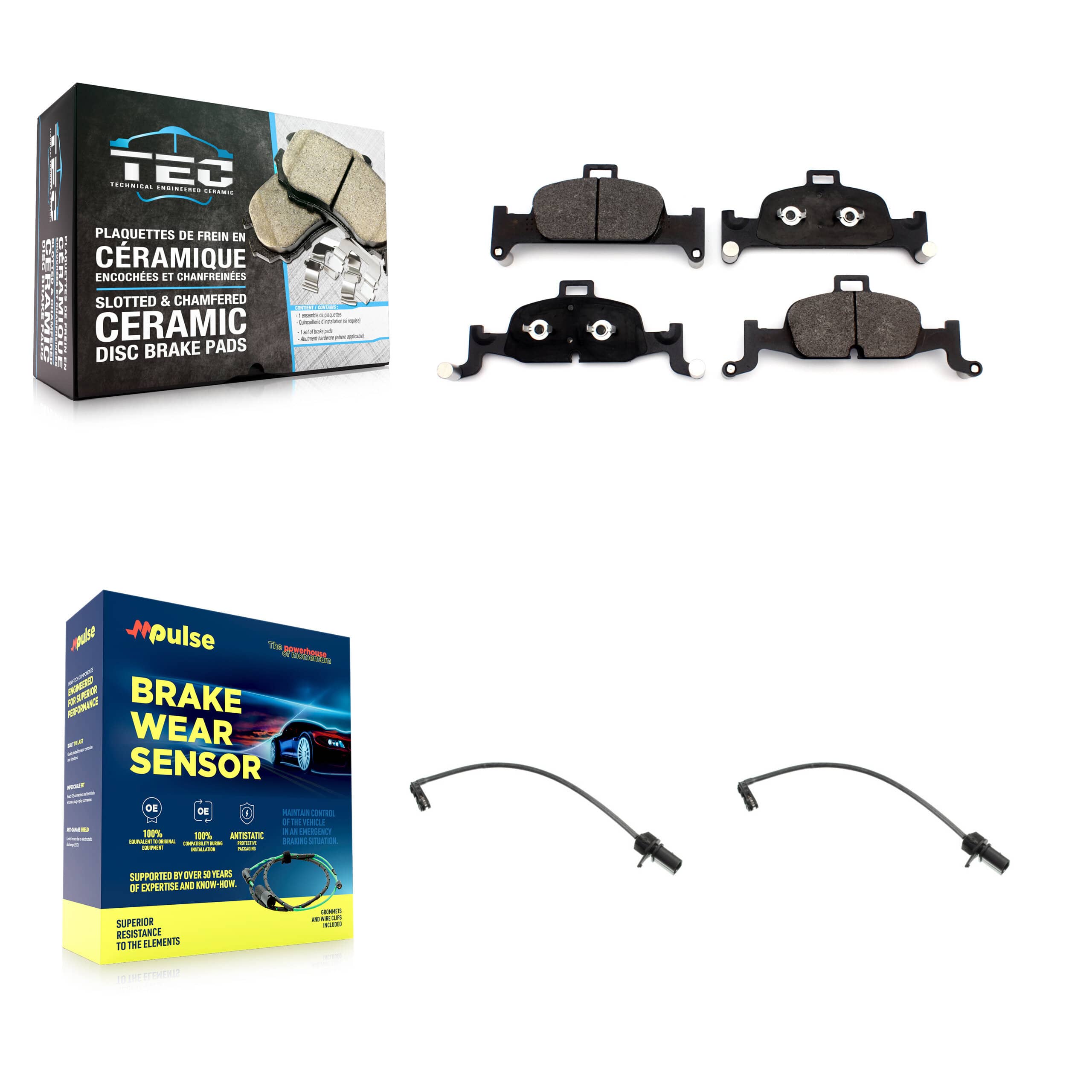 TEC - KTW-101017 - Front Disc Brake Pad Kits