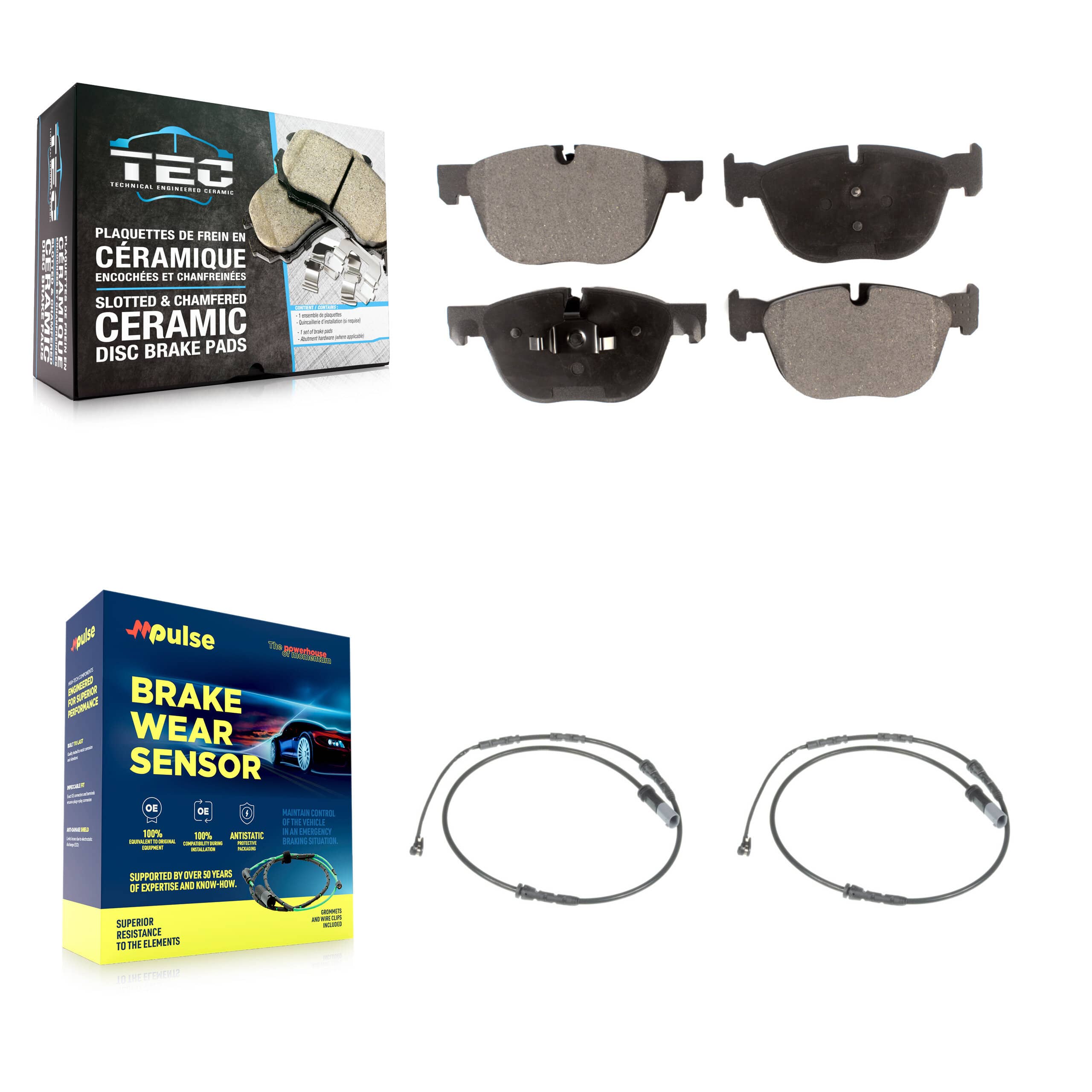 TEC - KTW-101077 - Front Disc Brake Pad Kits