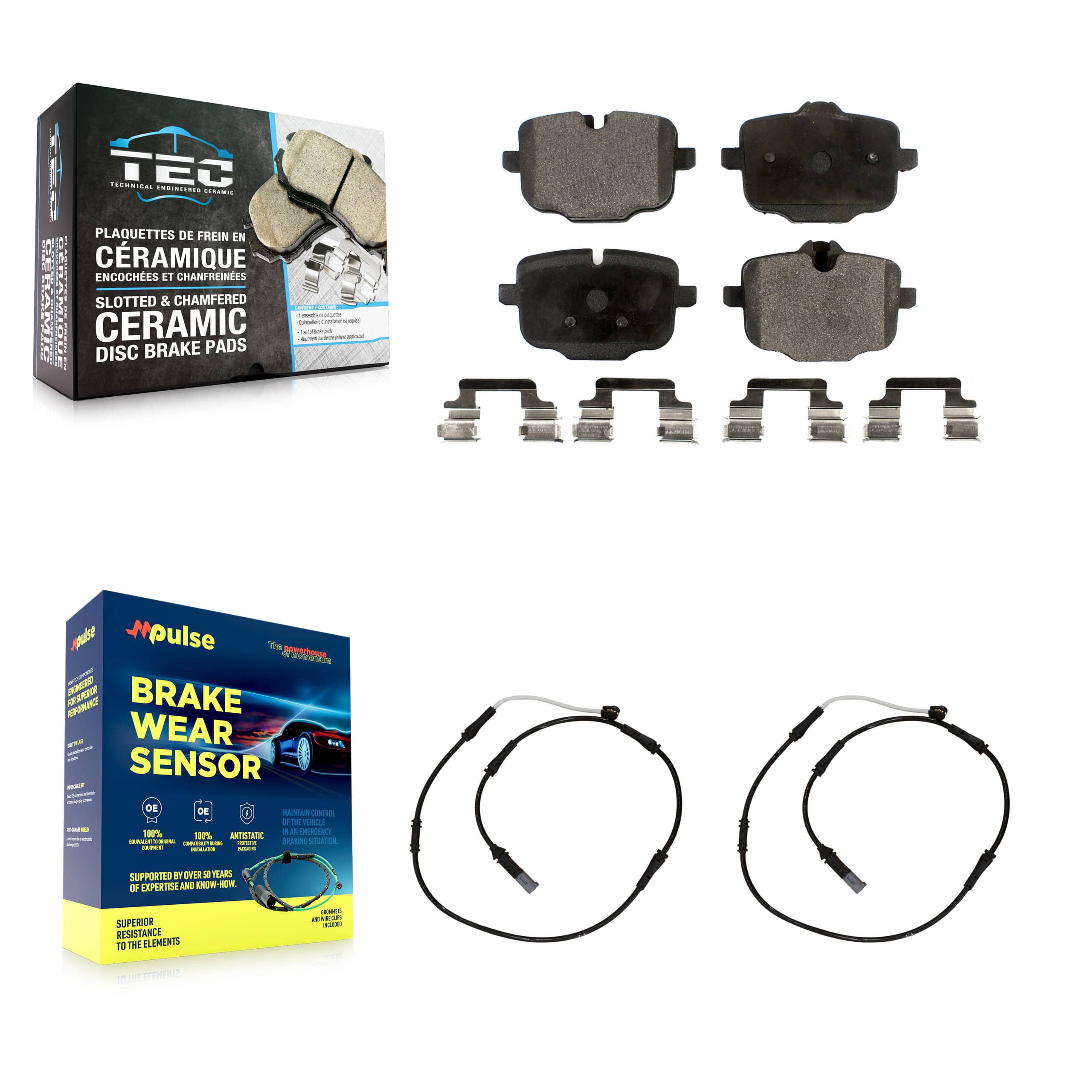 TEC - KTW-101246 - Rear Disc Brake Pad Kits