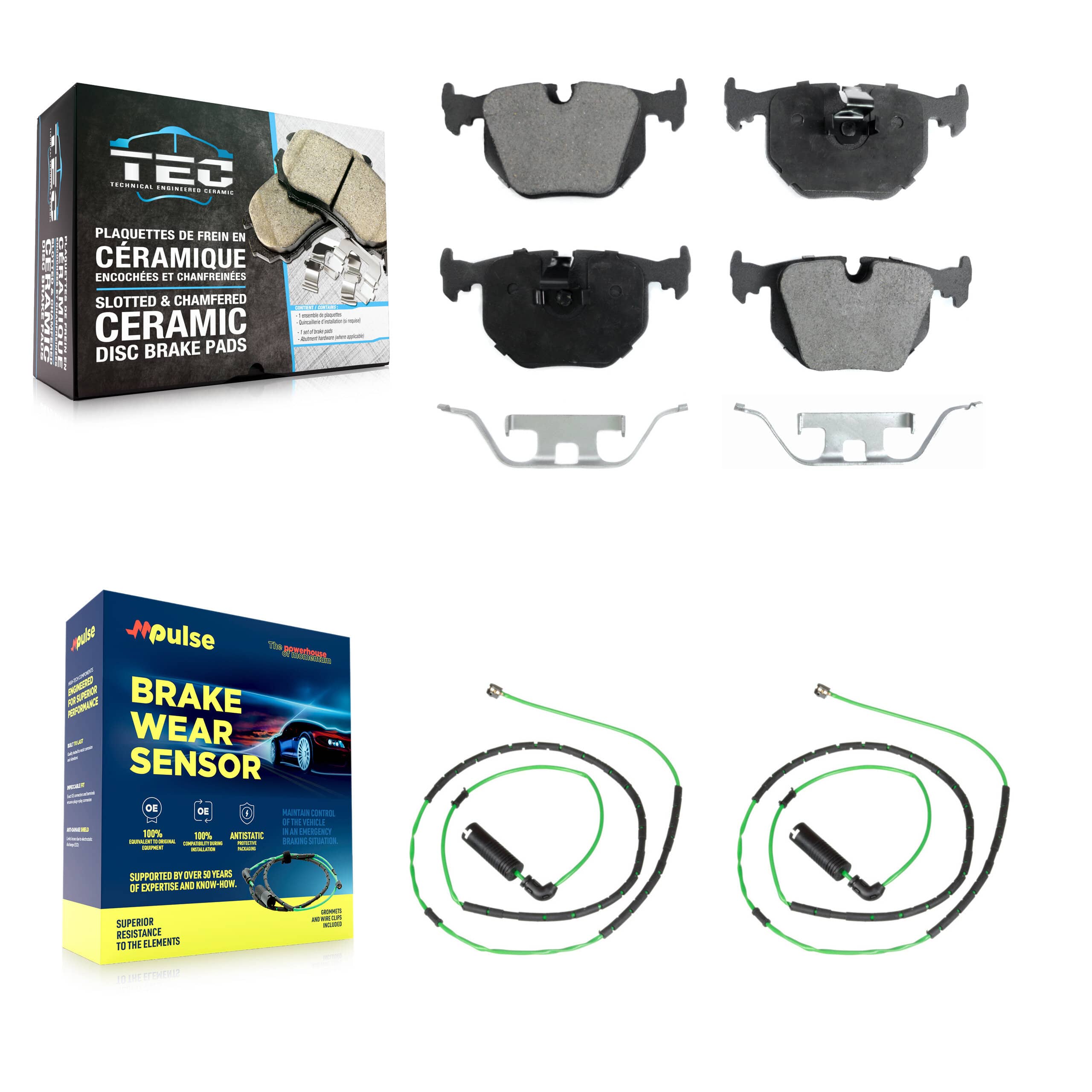 TEC - KTW-101260 - Rear Disc Brake Pad Kits