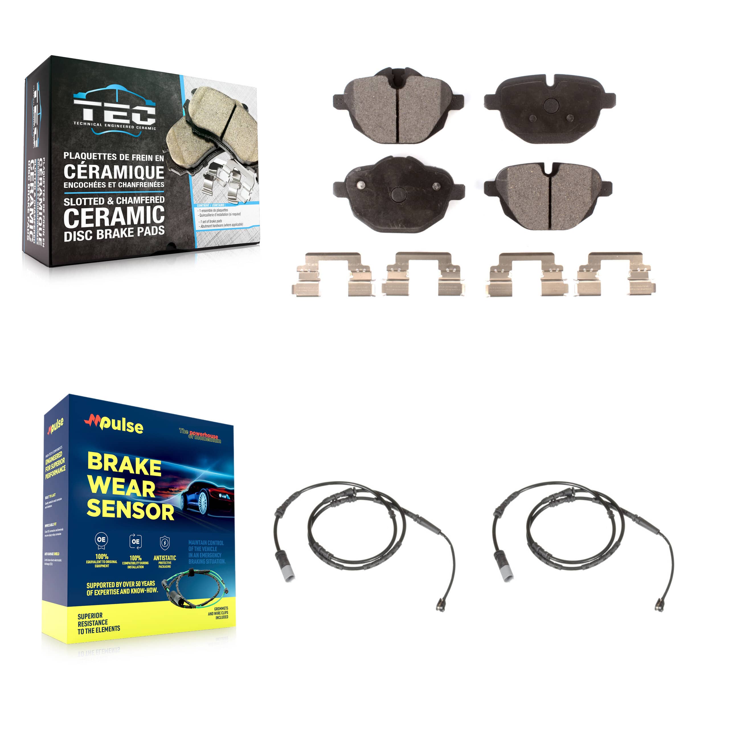 TEC - KTW-101311 - Rear Disc Brake Pad Kits