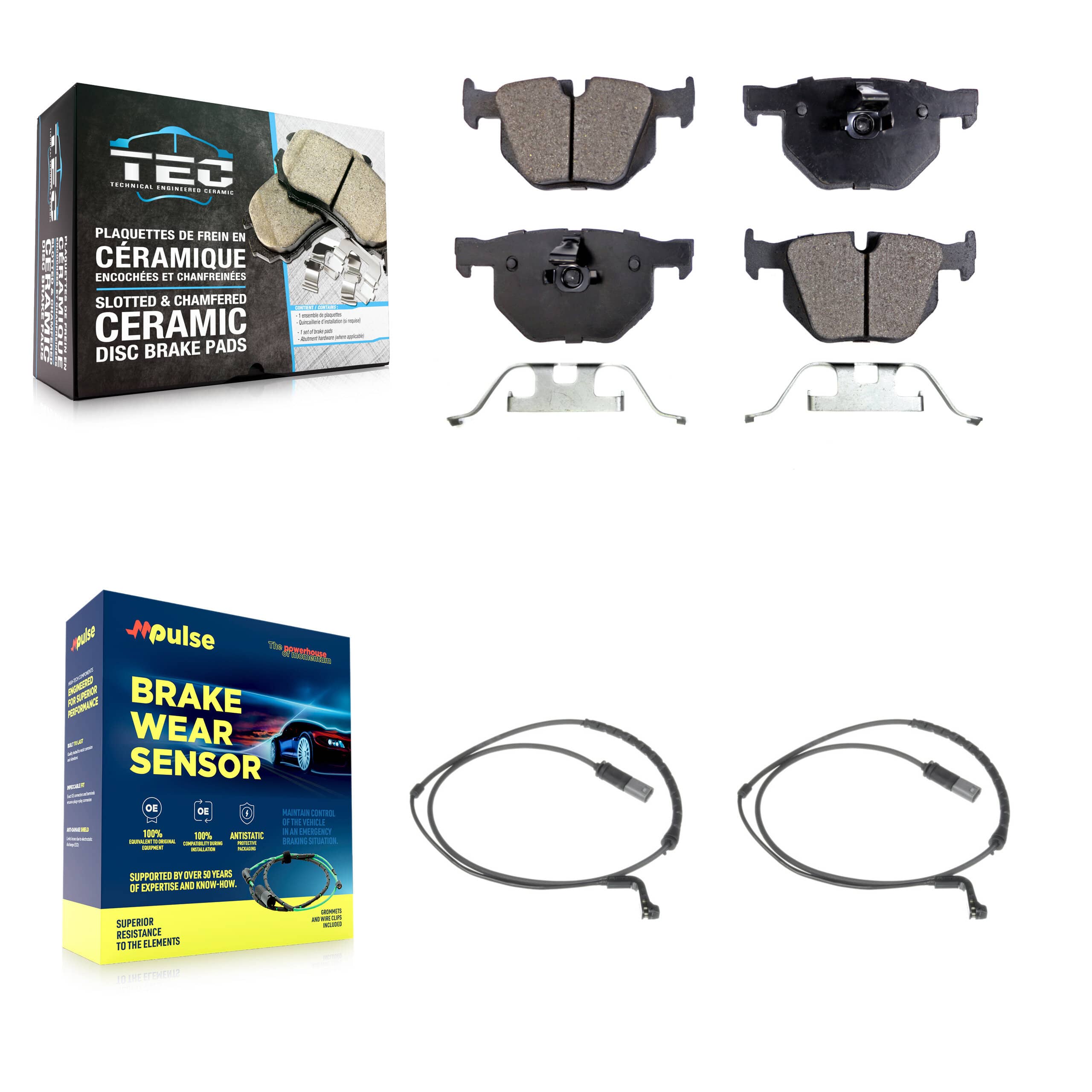 TEC - KTW-101382 - Rear Disc Brake Pad Kits