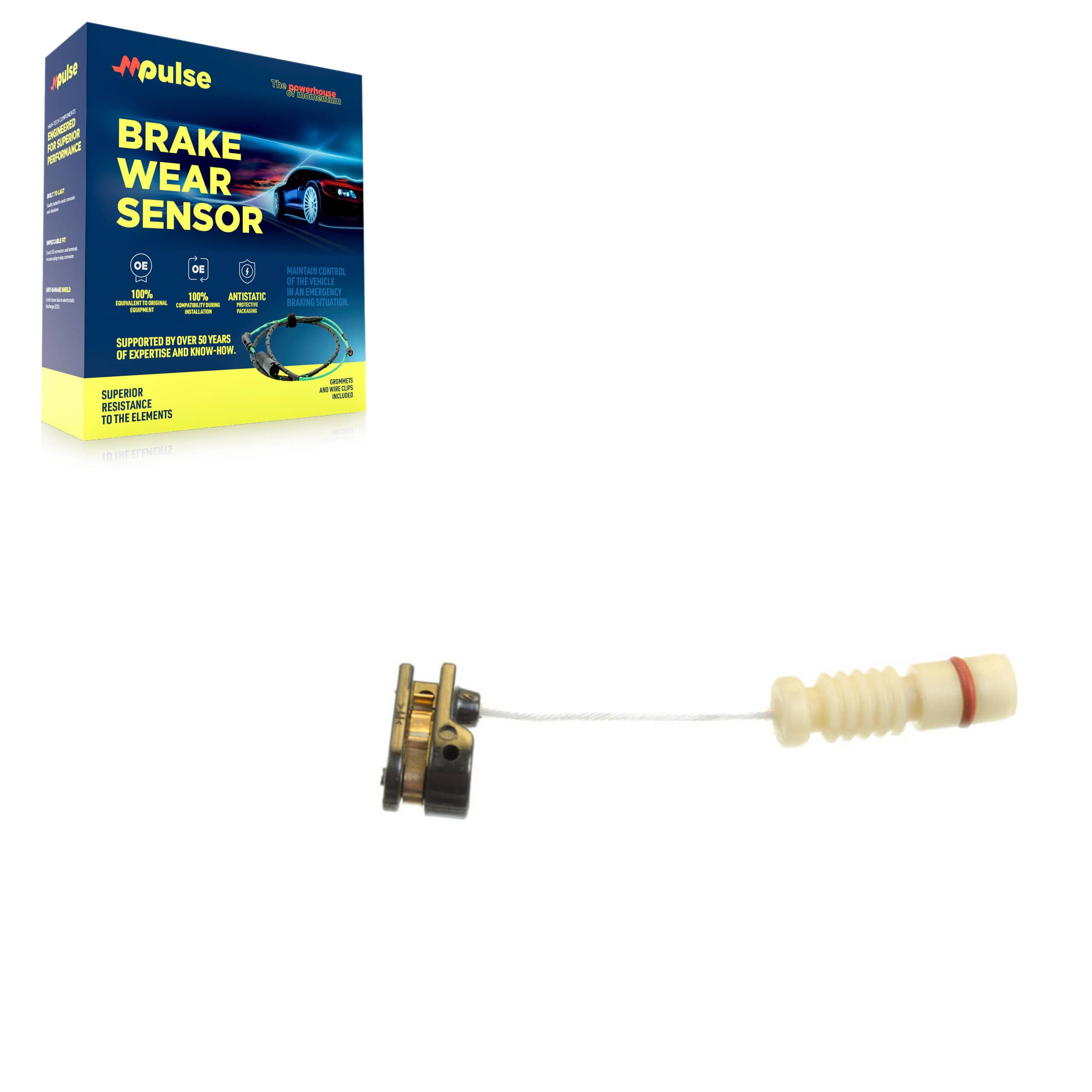 Mpulse - SEN-2BWS0418 - Front Disc Brake Pad Wear Sensor