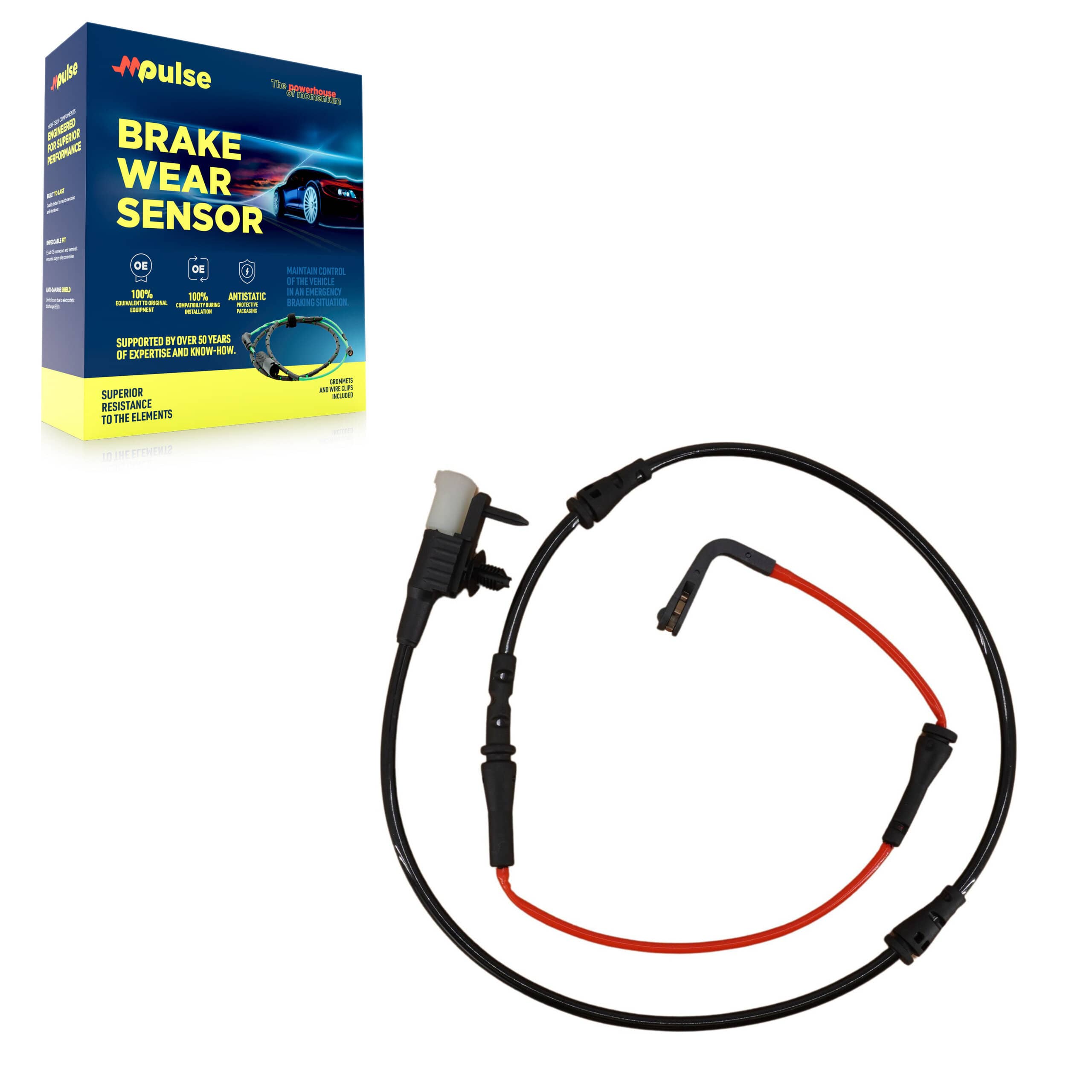 Mpulse - SEN-2BWS0490 - Front Disc Brake Pad Wear Sensor