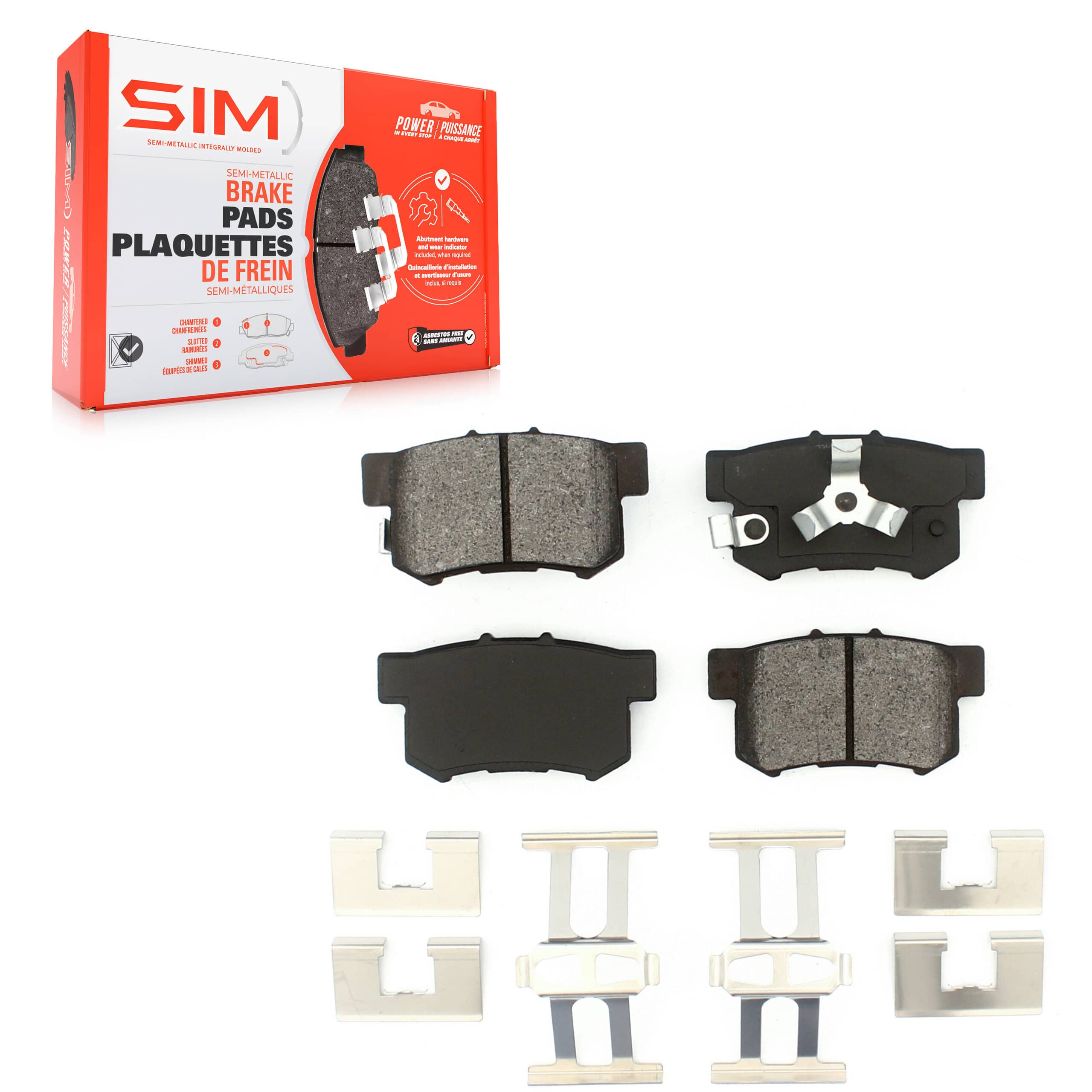 SIM - SIM-1086 - Rear Disc Brake Pad