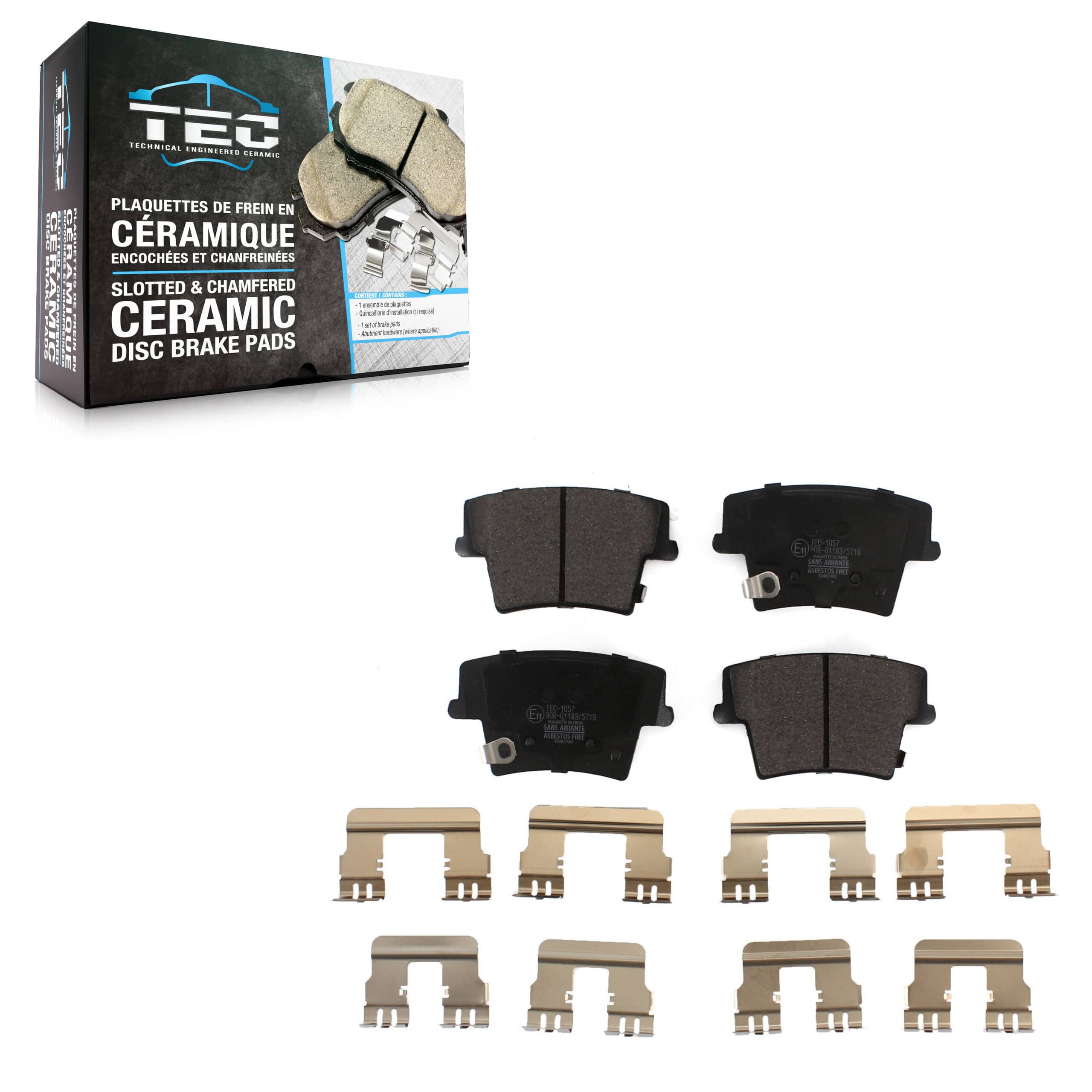 TEC - TEC-1057 - Rear Disc Brake Pad