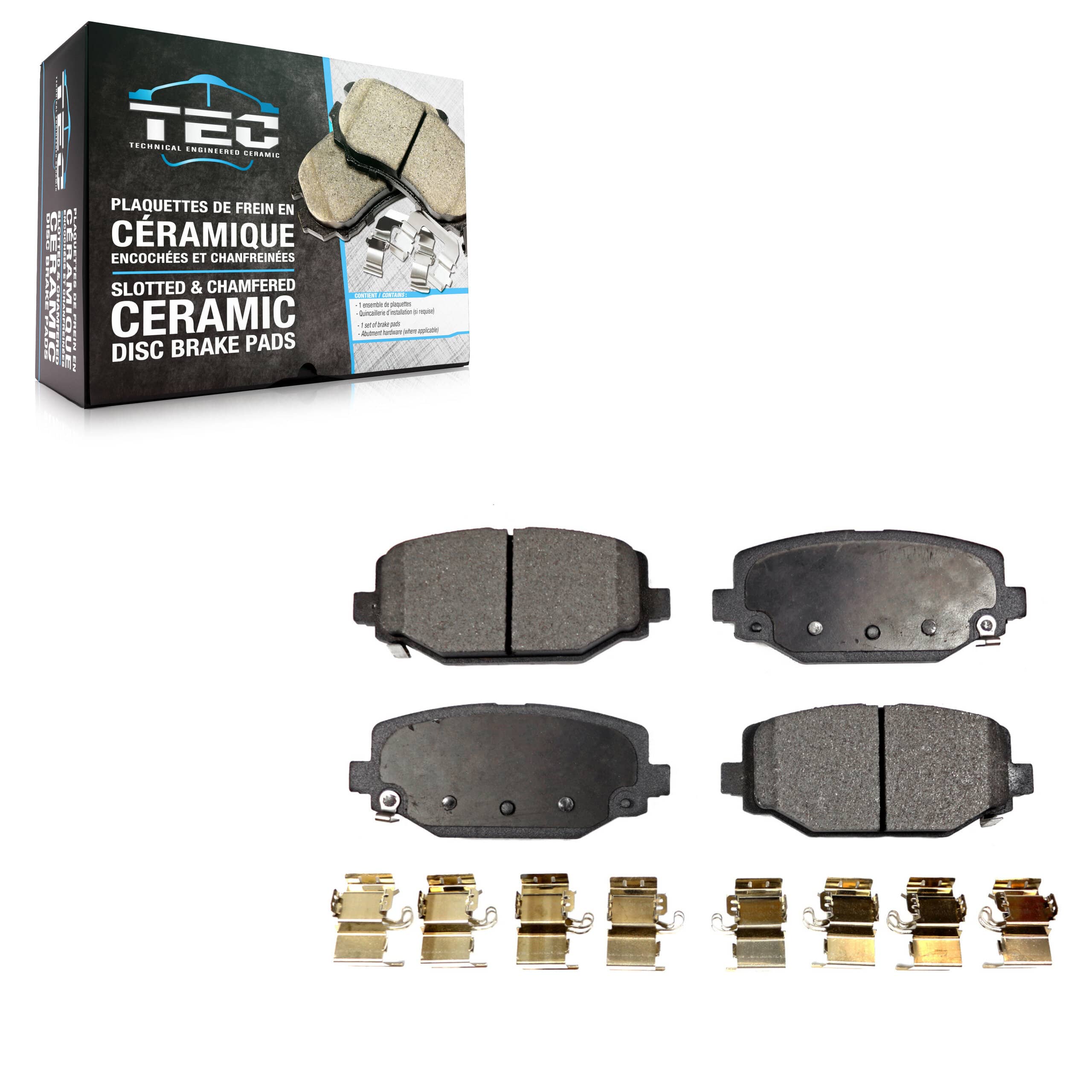 TEC - TEC-1596 - Rear Disc Brake Pad