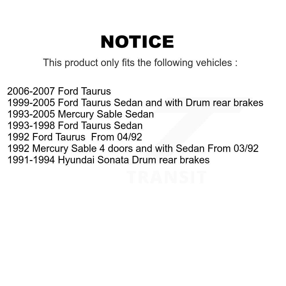Top Quality - 13-H17326 - Rear Drum Brake Hardware Kit image 6
