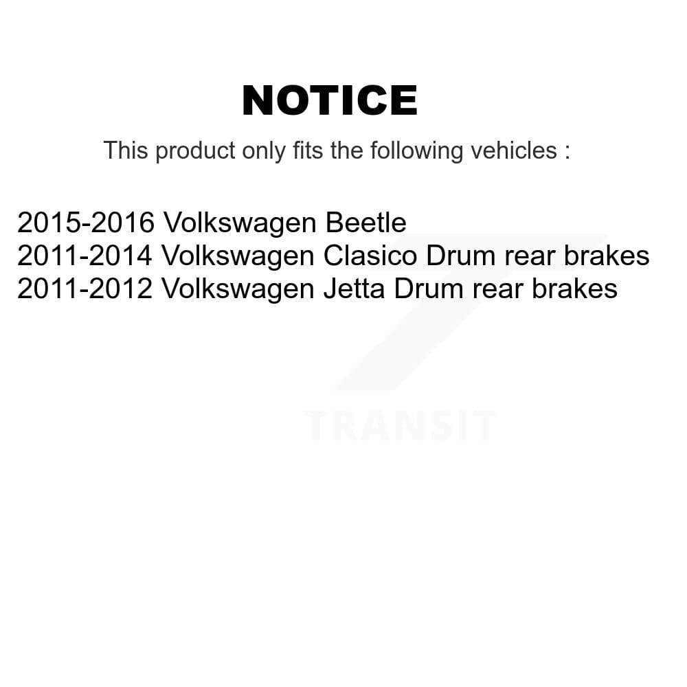 Top Quality - 13-H17478 - Rear Drum Brake Hardware Kit image 6