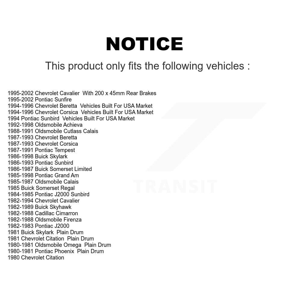 CMX - 8-2093 - Rear Brake Drum image 8