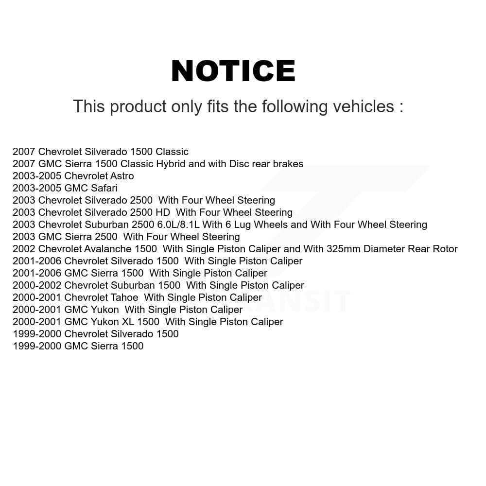 CMX - 8-56827 - Rear Disc Brake Rotor image 13