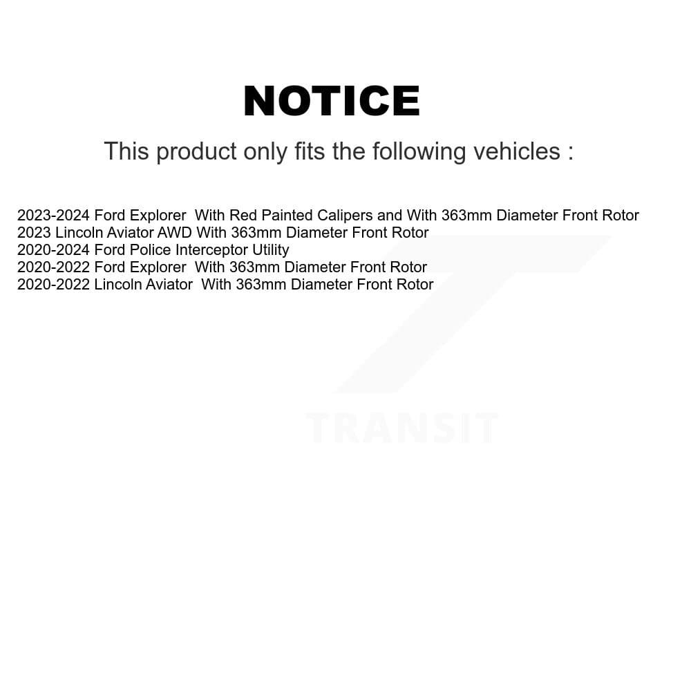 CMX - 8-682616 - Front Disc Brake Rotor image 13