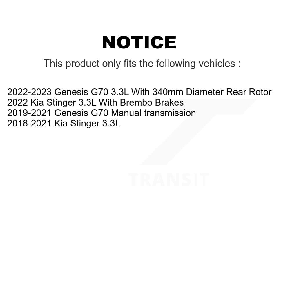 CMX - 8-982546 - Rear Disc Brake Rotor image 13