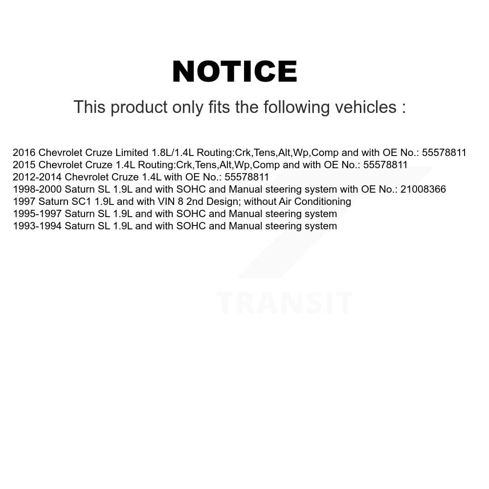 Bando - BAN-5PK1400 - Accessory Drive Accessory Drive Belt image 2