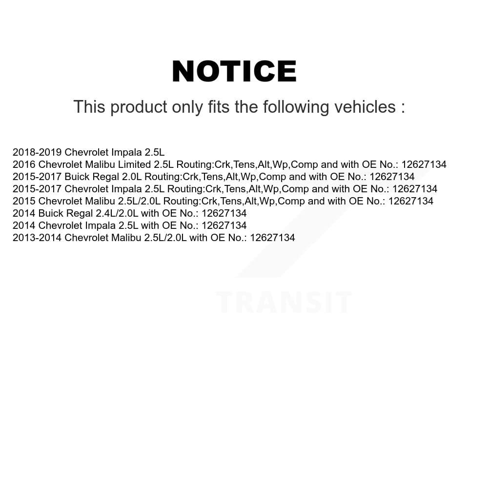 Bando - BAN-5PK1765 - Water Pump, Alternator and Air Conditioning Accessory Drive Belt image 2