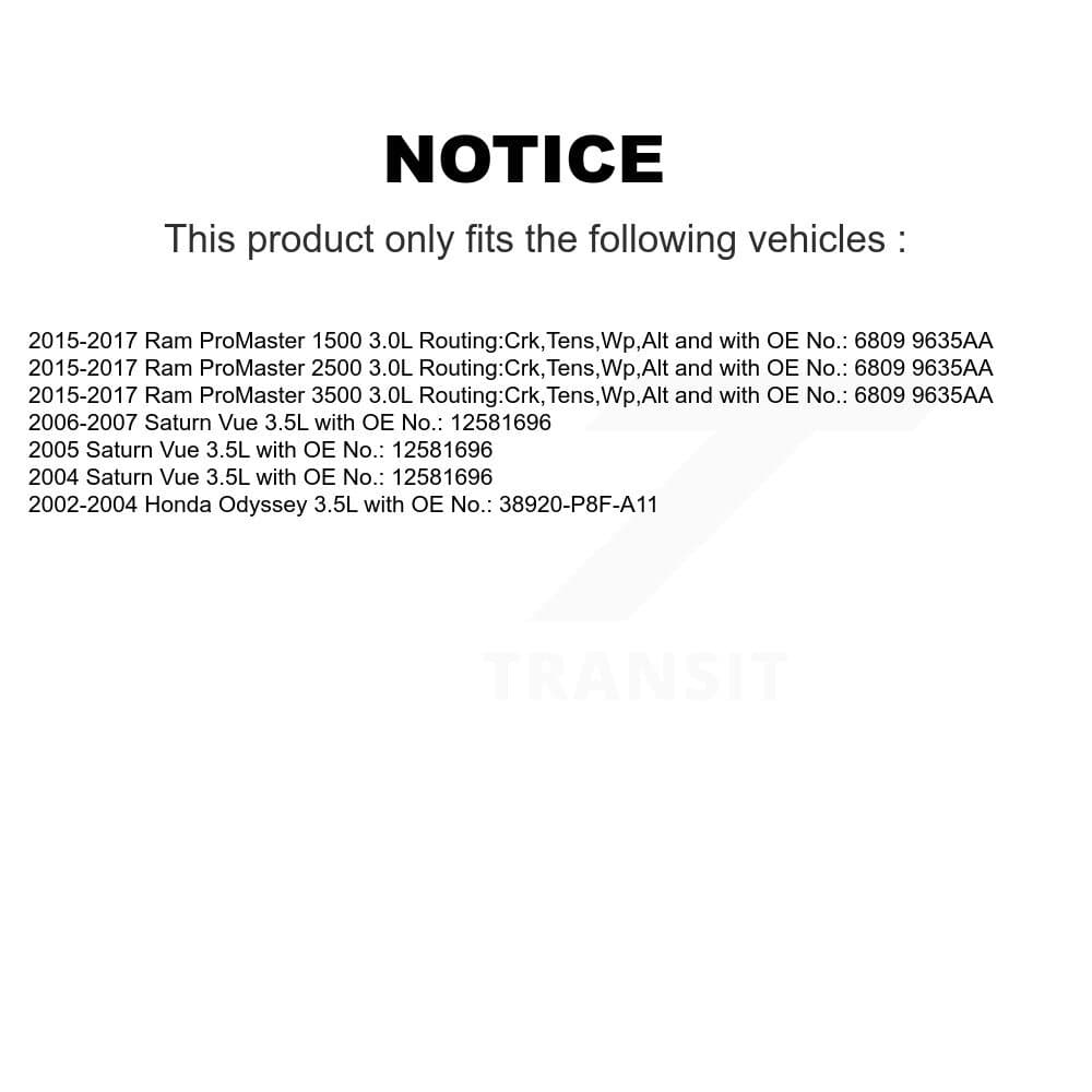 Bando - BAN-6PK1165 - Accessory Drive Accessory Drive Belt image 2