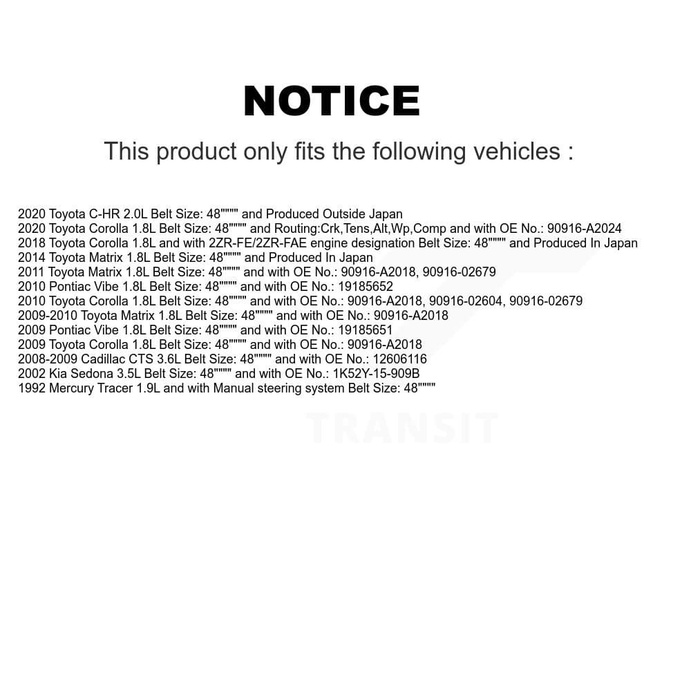 Bando - BAN-6PK1220 - Water Pump, Alternator and Air Conditioning Accessory Drive Belt image 2
