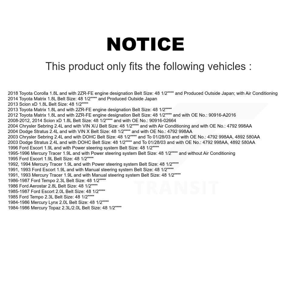Bando - BAN-6PK1230 - Power Steering and Air Conditioning Accessory Drive Belt image 2
