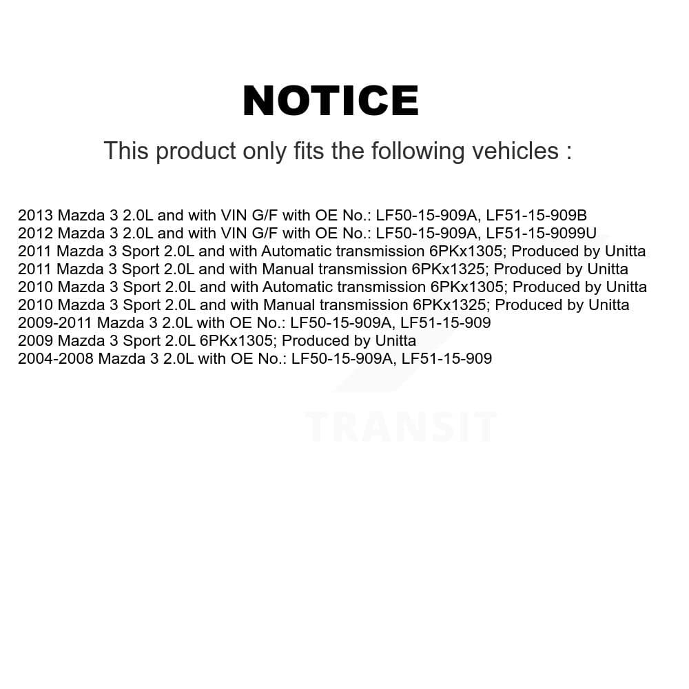Bando - BAN-6PK1305 - Water Pump and Alternator Accessory Drive Belt image 2