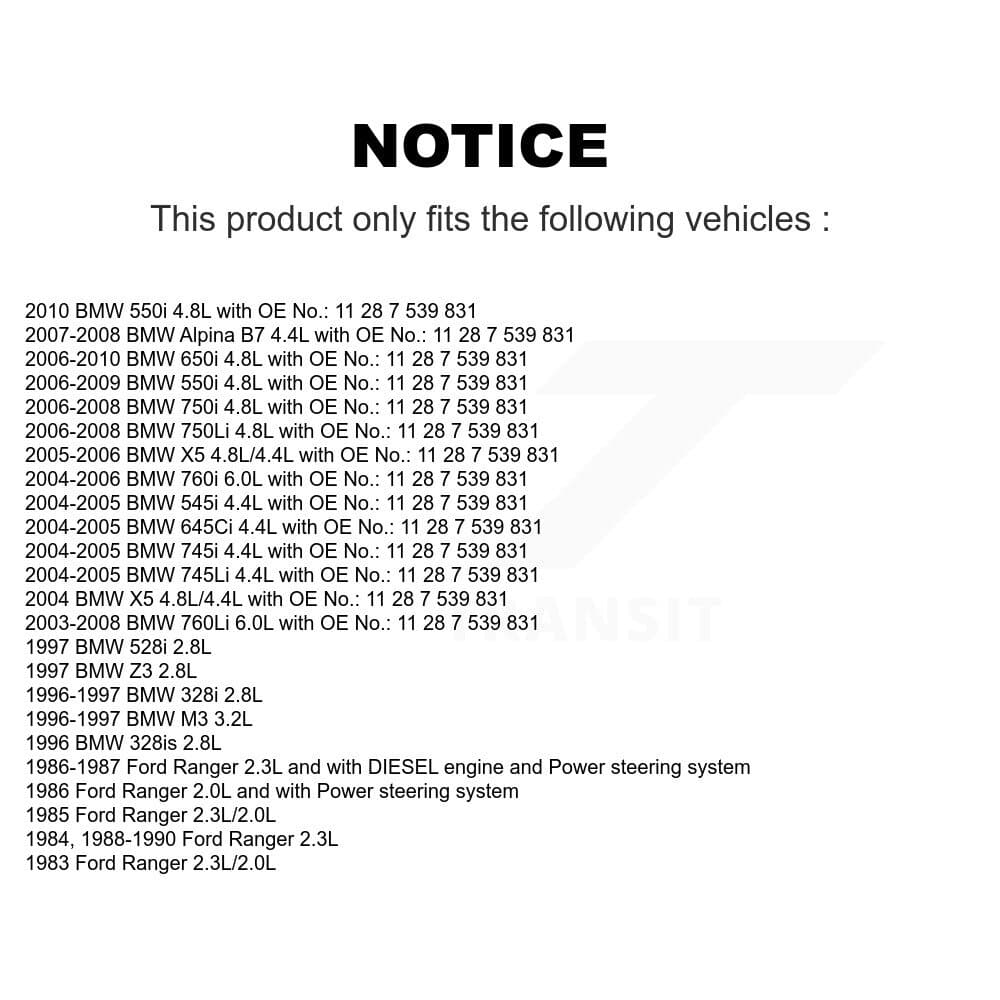 Bando - BAN-6PK1550 - Water Pump, Alternator and Power Steering Accessory Drive Belt image 2