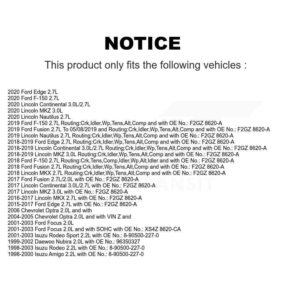 Bando - BAN-6PK1725 - Accessory Drive Accessory Drive Belt image 2