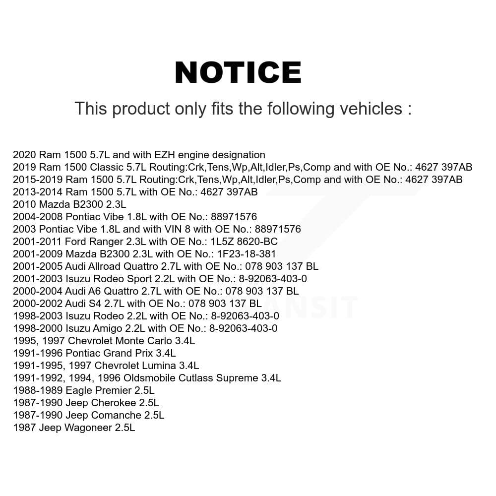 Bando - BAN-6PK1855 - Accessory Drive Accessory Drive Belt image 2