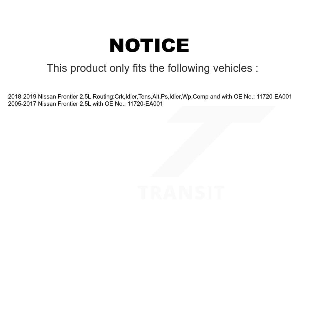 Bando - BAN-6PK2064A - Water Pump, Alternator, Air Conditioning and Power Accessory Drive Belt image 2