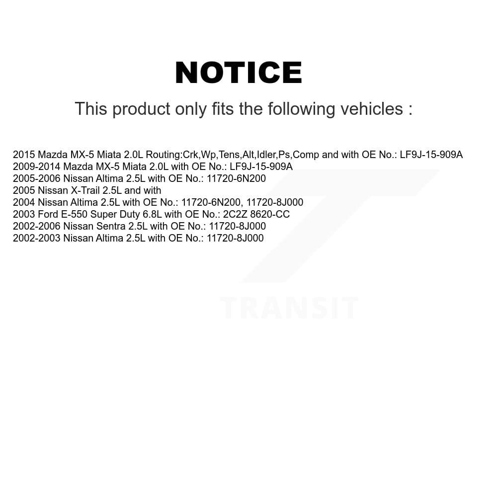 Bando - BAN-6PK2247 - Water Pump, Alternator, Air Conditioning and Power Accessory Drive Belt image 2