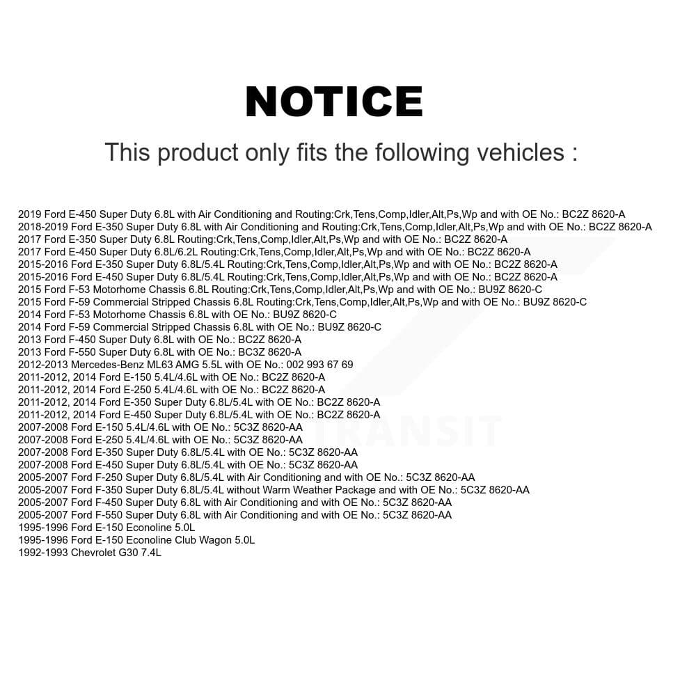 Bando - BAN-6PK2530 - Water Pump, Alternator, Air Conditioning and Power Accessory Drive Belt image 2