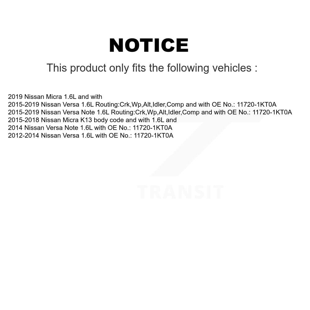 Bando - BAN-7PK1125 - Water Pump, Alternator and Air Conditioning Accessory Drive Belt image 2