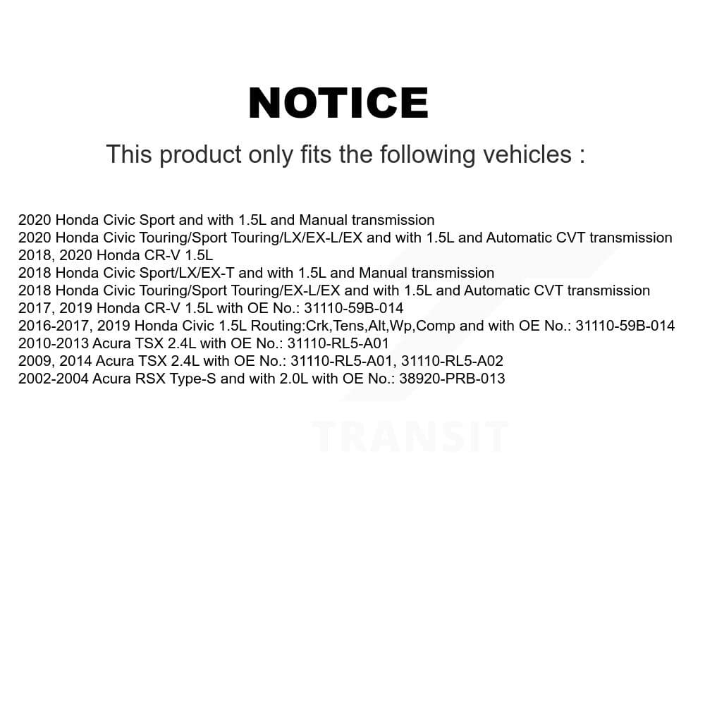 Bando - BAN-7PK1715 - Accessory Drive Accessory Drive Belt image 2